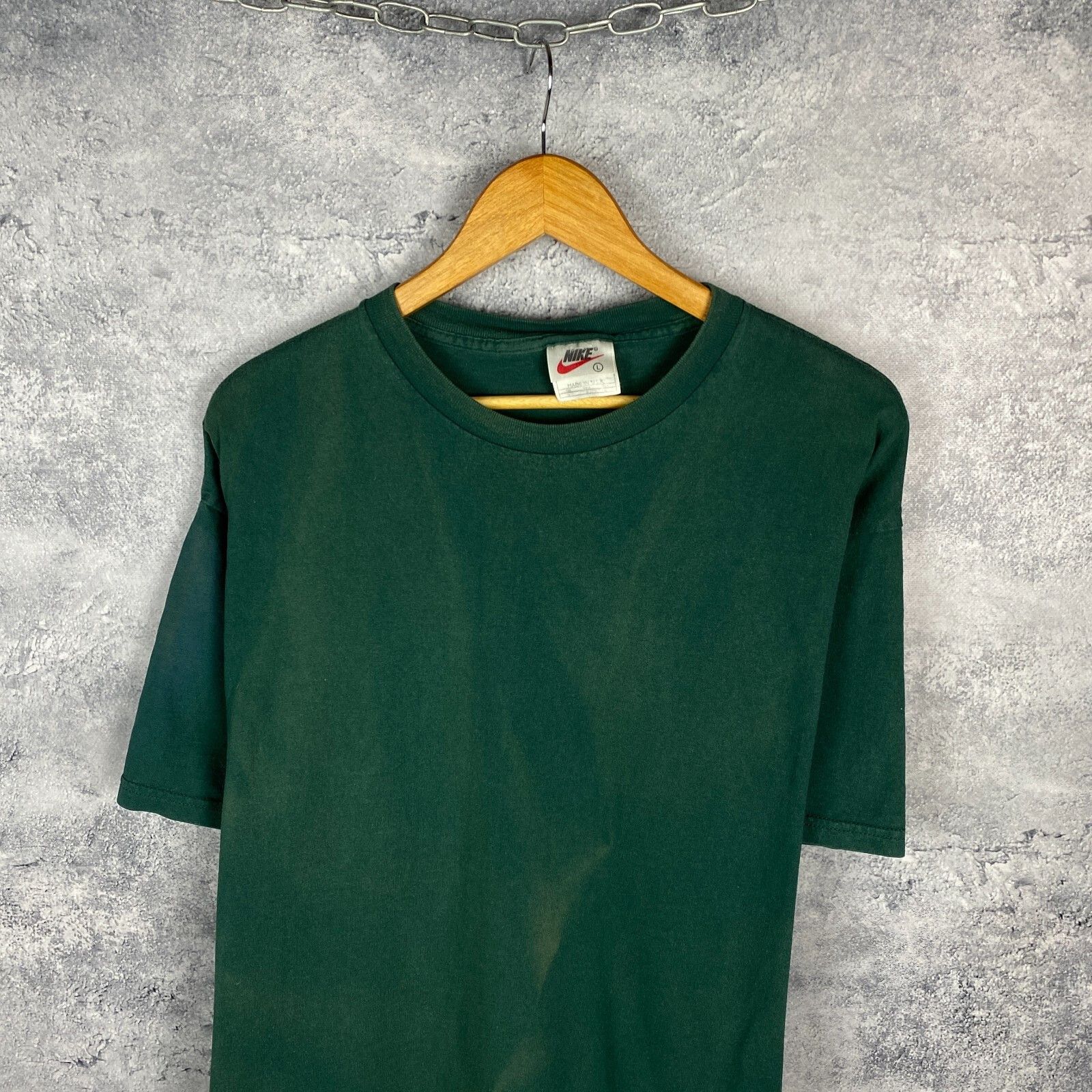 Nike Nike Air Vintage Tee Men's Size L Green Cotton ` Size US L / EU 52-54 / 3 - 3 Thumbnail