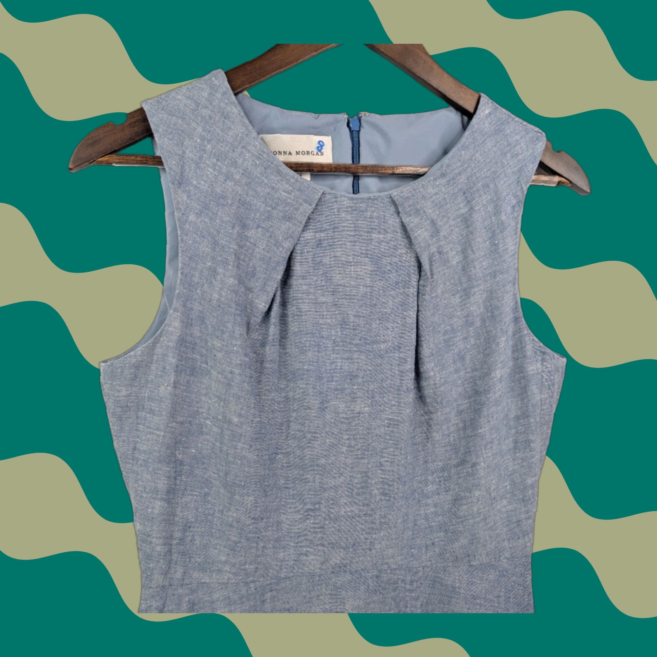 Donna Morgan Donna Morgan Blue Linen Blend Fit And Flare Sleeveless Dress Size 6 User: Donna Morgan Blue Linen Blend Fit And Flare Sleeveless Dress Size 6 Size M / US 6-8 / IT 42-44 - 1 Thumbnail