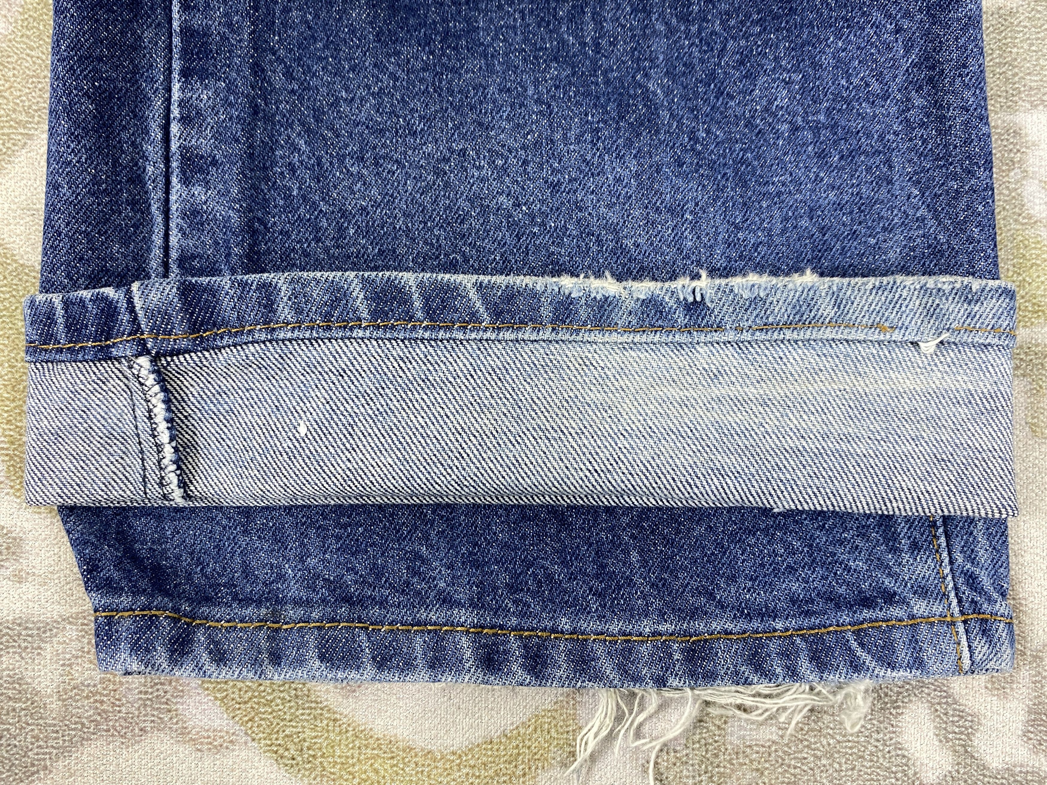Levi's Dark Blue Vintage Levi's 517 Boot Cut Denim 39x33.5 -JN461 Size US 39 - 14 Thumbnail