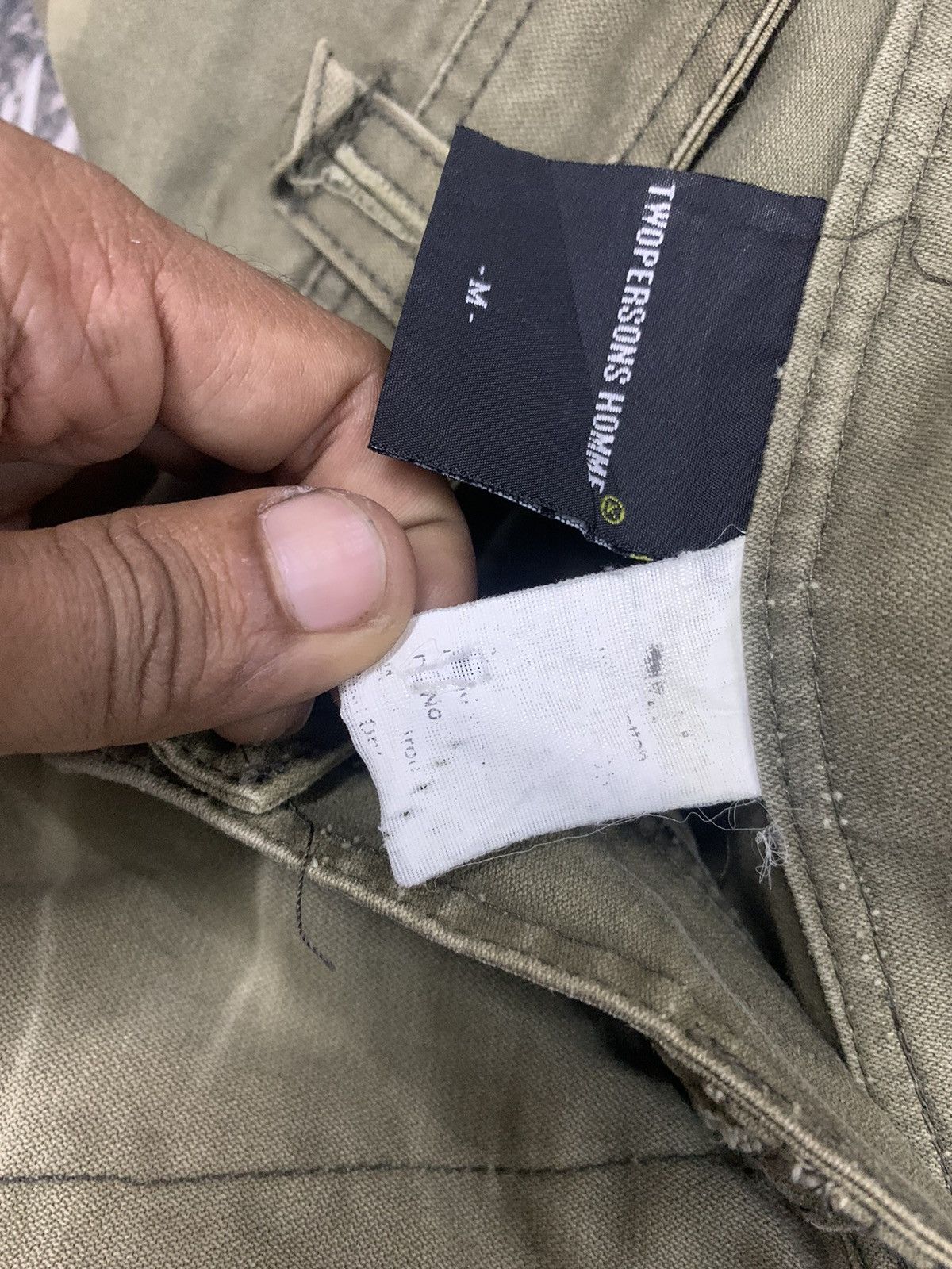 Japanese Brand 🔥VERY RARE🔥TWO PERSONS HOMME MULTIPOCKET PANT RARE PIECE Size US 30 / EU 46 - 9 Thumbnail