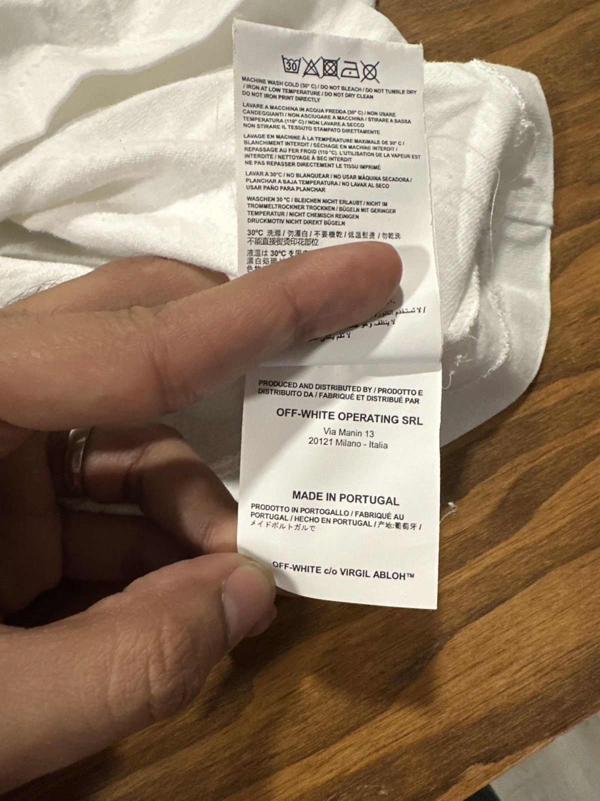 Off-White Off White Temperature Long Sleeve Tee Size US M / EU 48-50 / 2 - 5 Thumbnail