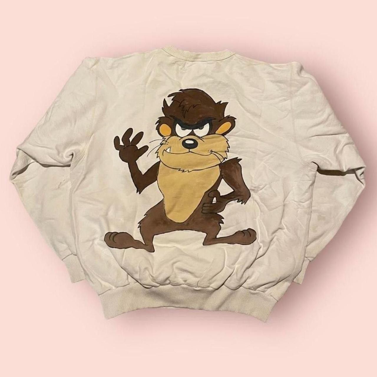 Vintage Vintage 90’s Looney Tunes Tasmanian Devil Double Sided Size US XL / EU 56 / 4 - 1 Thumbnail