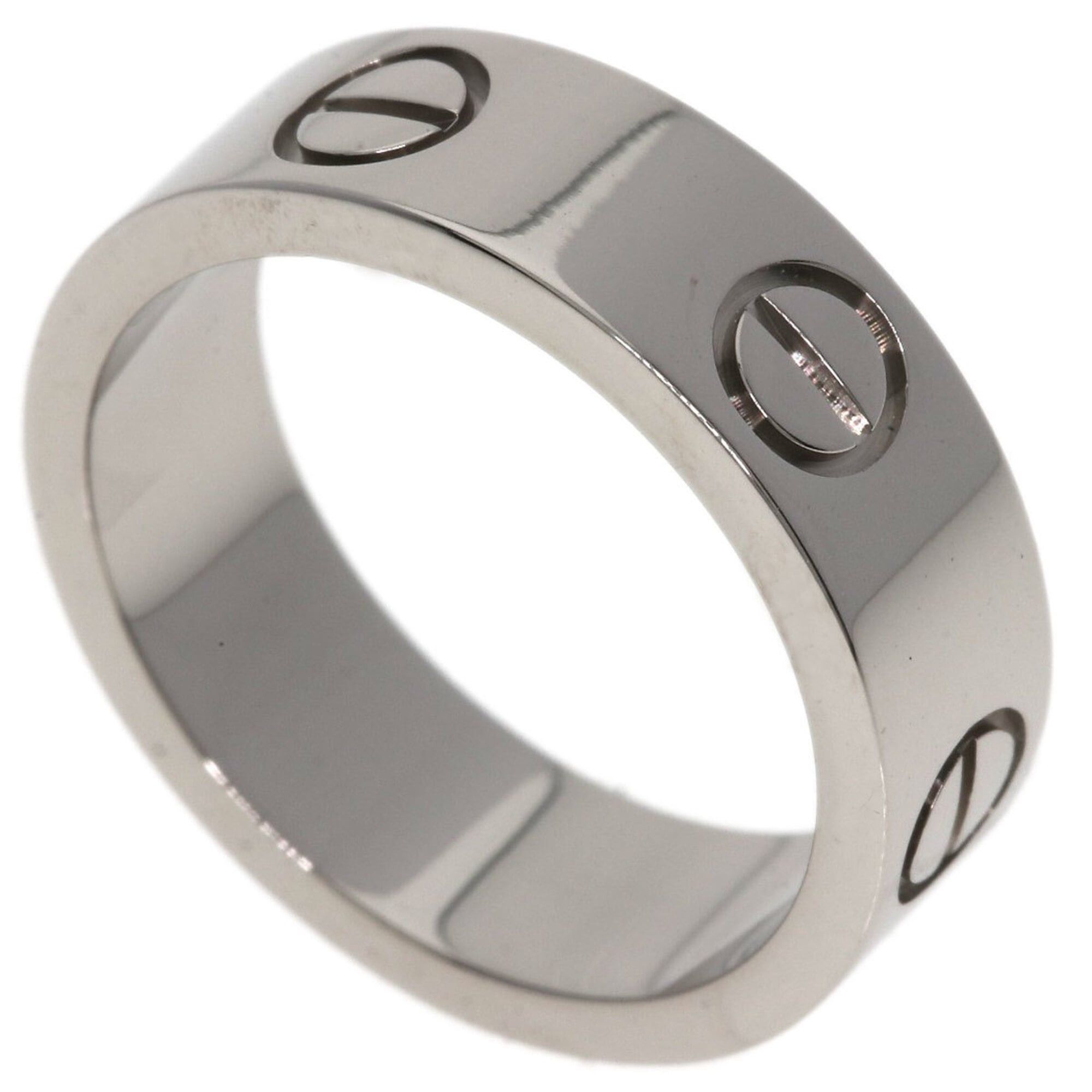 Cartier Cartier Love Ring #49, 18K White Gold, Women's Ring, CARTIER Size ONE SIZE - 1 Thumbnail