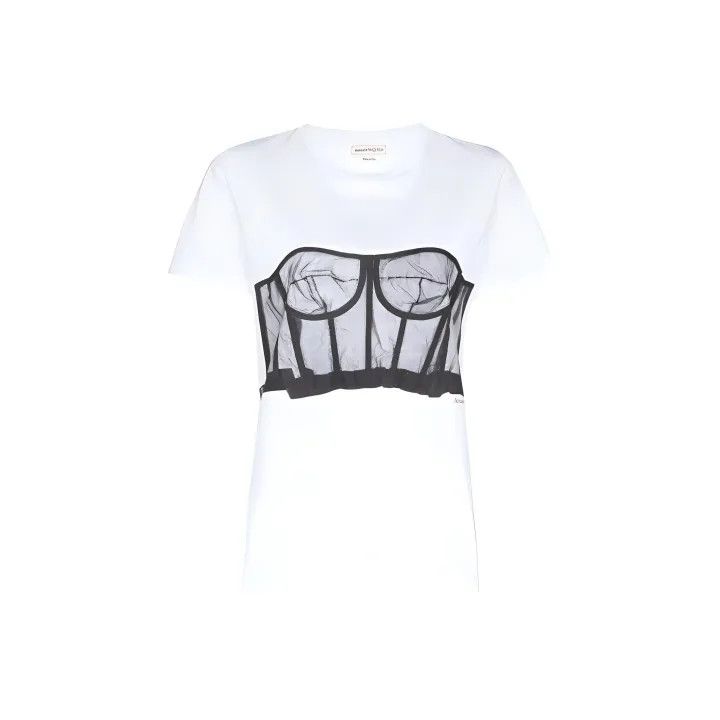 Alexander McQueen SS22 Short Sleeve Graphic T-Shirt 0079