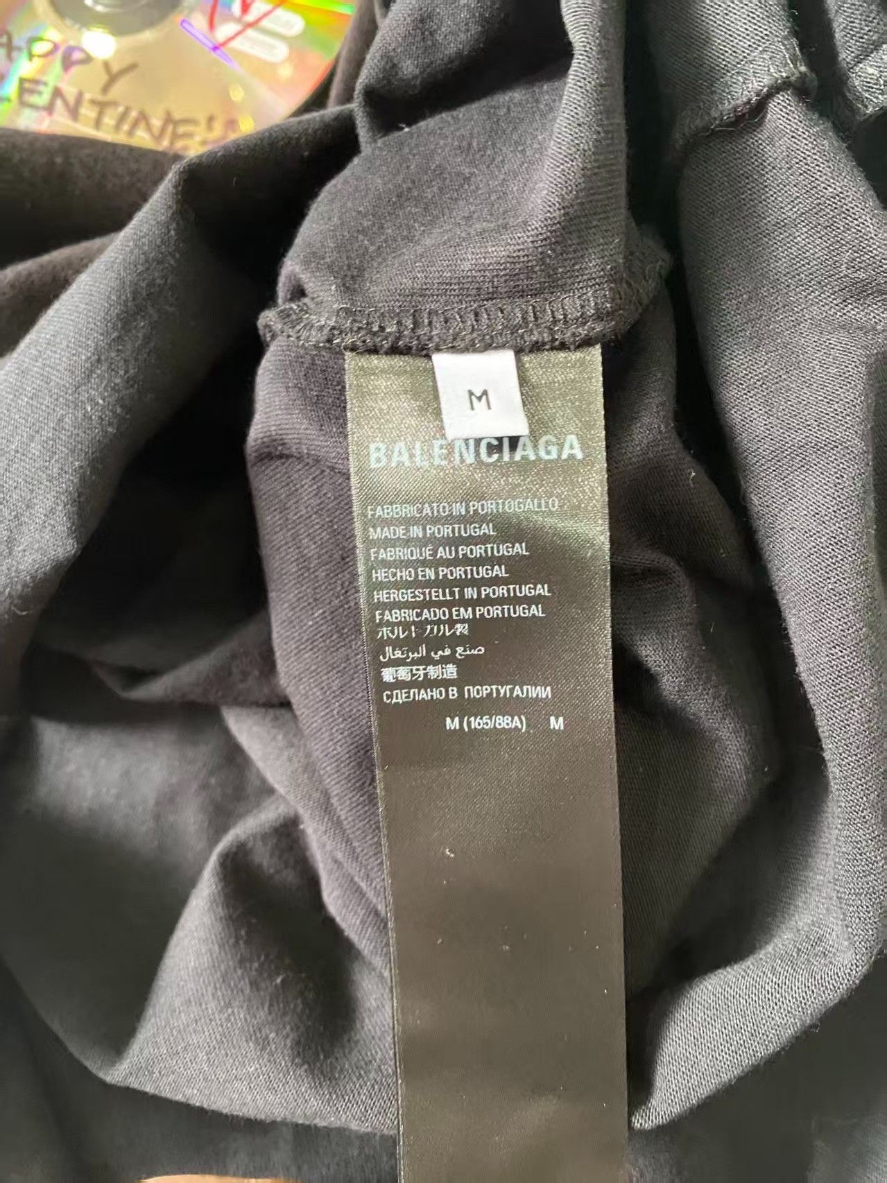 Balenciaga Balenciaga Letter CD Short Sleeve Size US M / EU 48-50 / 2 - 6 Thumbnail