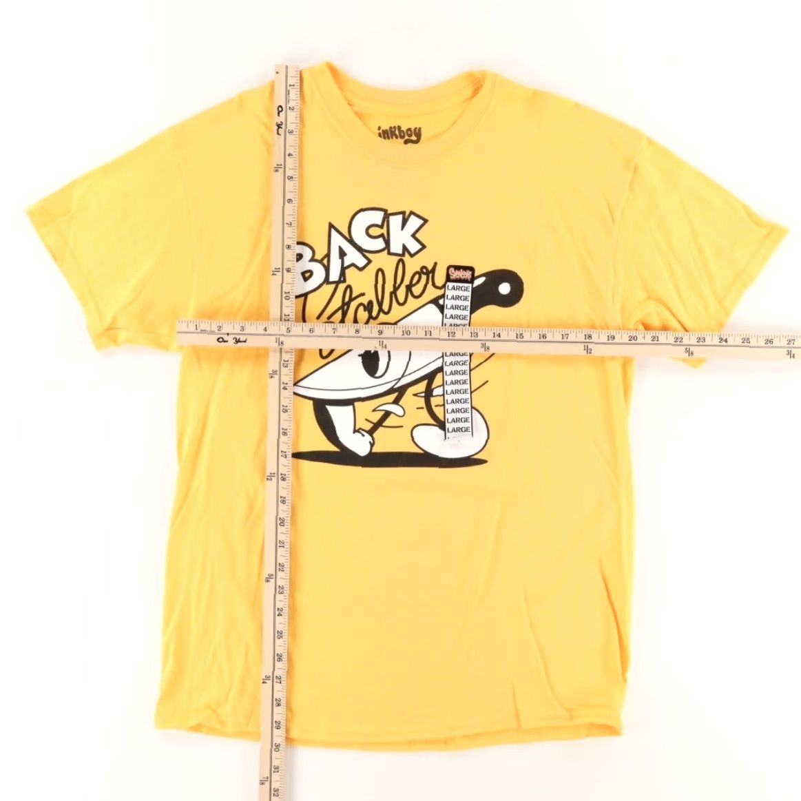 Vintage Inkboy Back Stabber T-Shirt Yellow Men's L Shirt Size US L / EU 52-54 / 3 - 3 Thumbnail