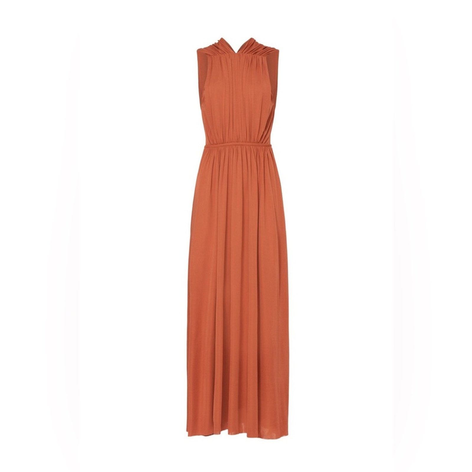 Another Tomorrow Another Tomorrow Size 10 Shirred Open Back Dress Size L / US 10 / IT 46 - 5 Thumbnail