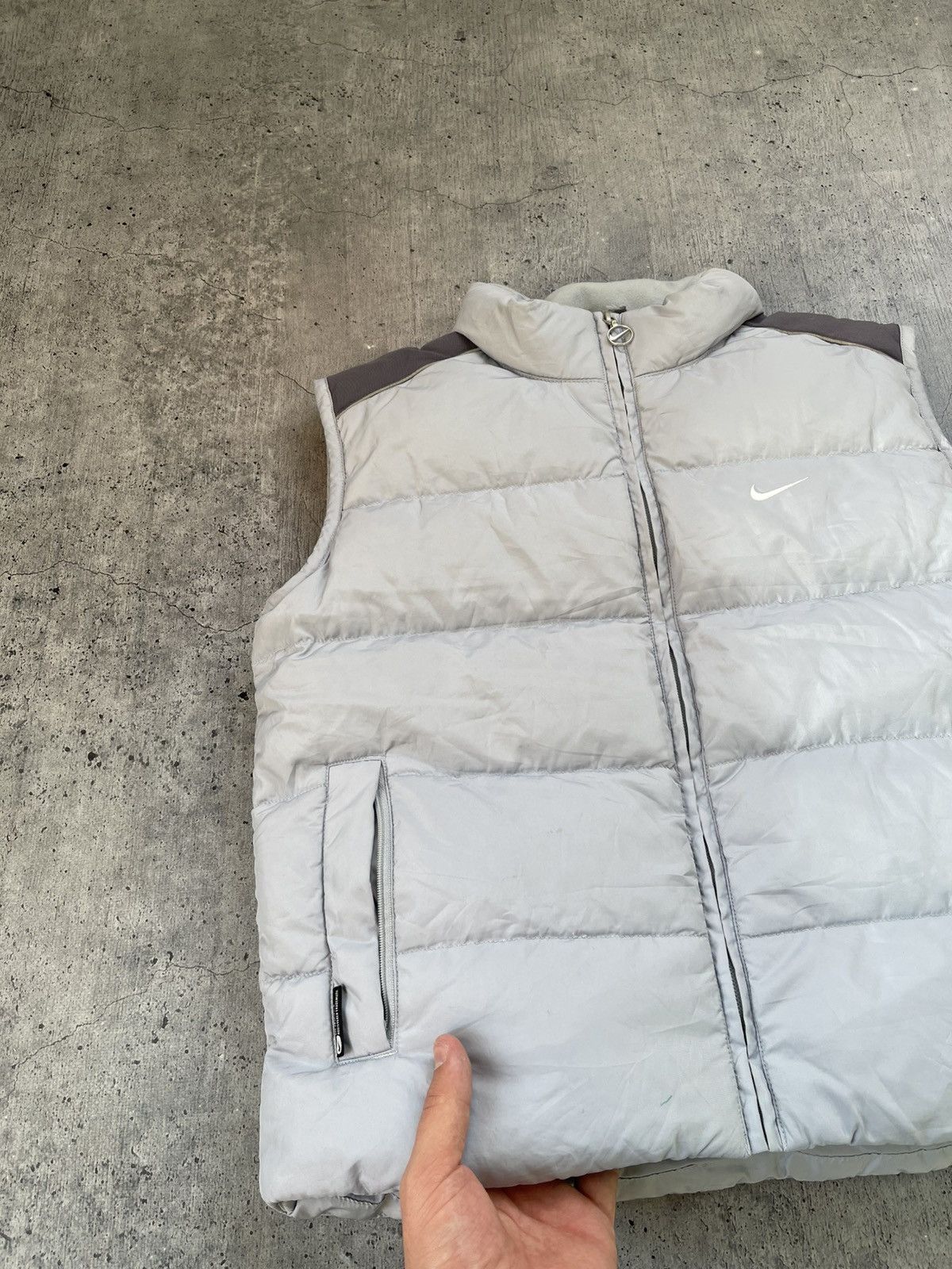 Nike × Vintage Vintage Nike Puffer Vest 00s Size S / US 4 / IT 40 - 4 Thumbnail