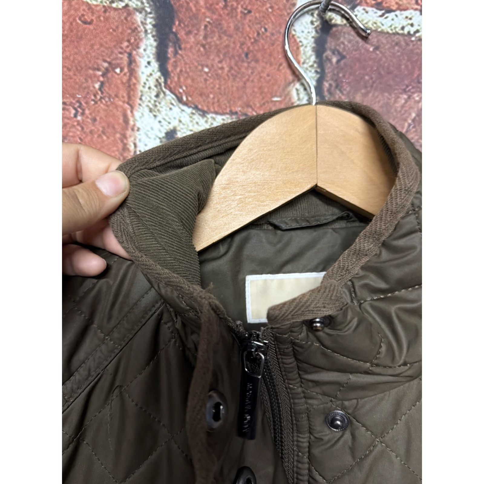Michael Kors Michael Kors Jacket Quilted Mocha Brown Zipper & Gold Logo Accents Size Small Size S / US 4 / IT 40 - 3 Thumbnail