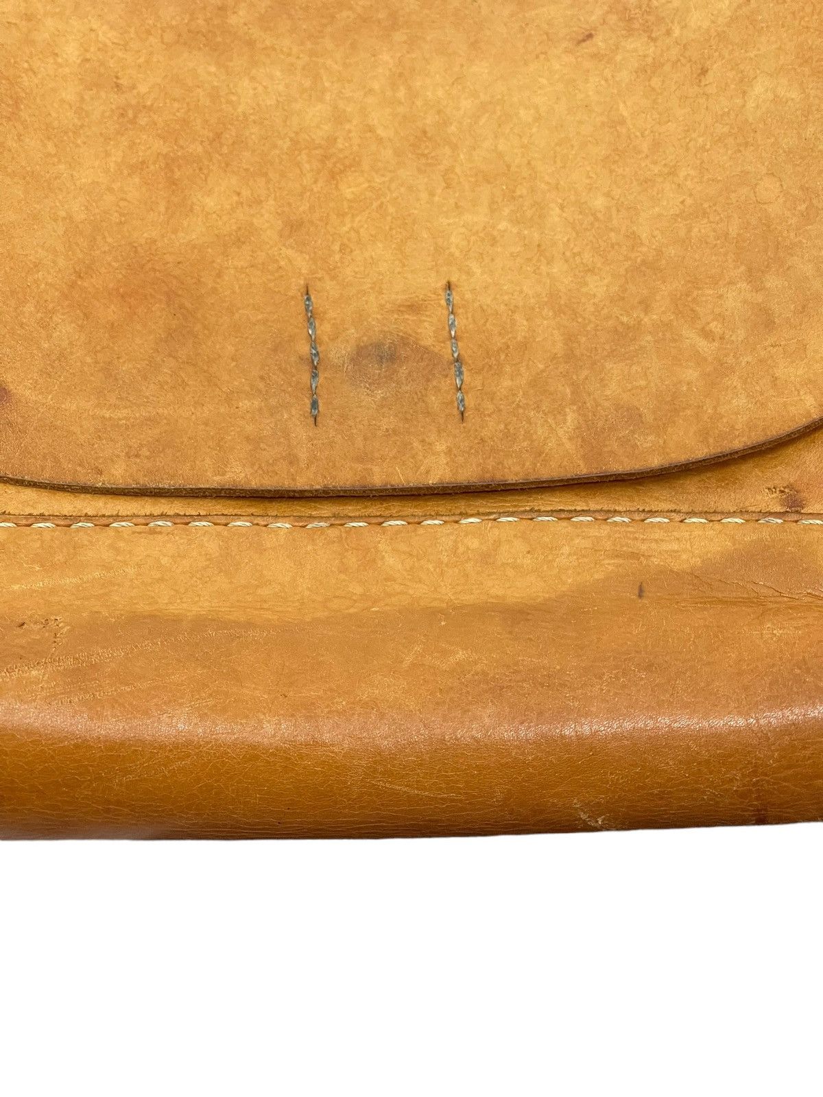 Genuine Leather Full Leather Patina Unknown Handmade Cross Body Bag 3🟩 Size ONE SIZE - 6 Thumbnail