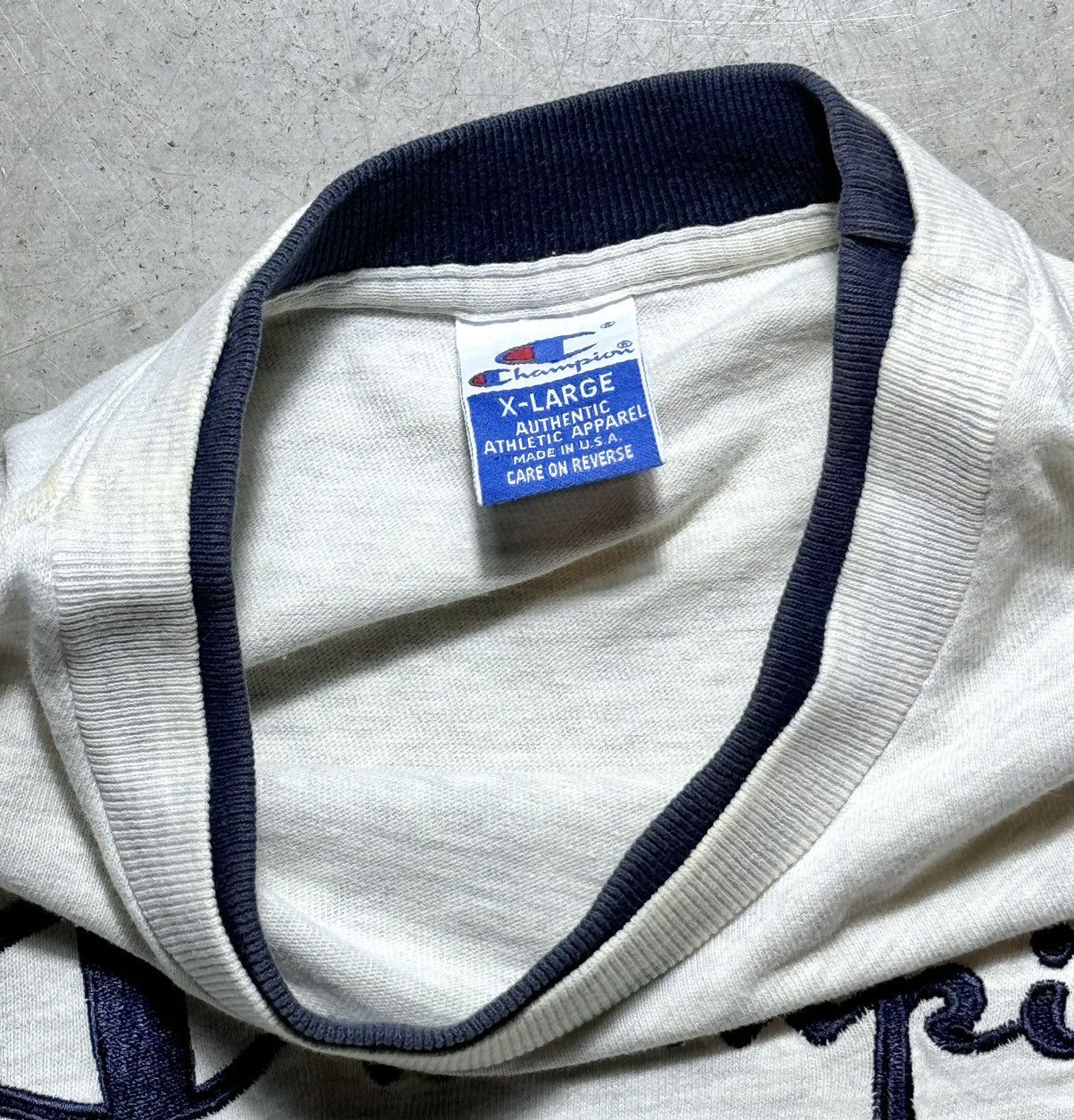 Champion × Vintage Vintage 90’s Champion Script Logo Shirt size XL Size US XL / EU 56 / 4 - 7 Thumbnail