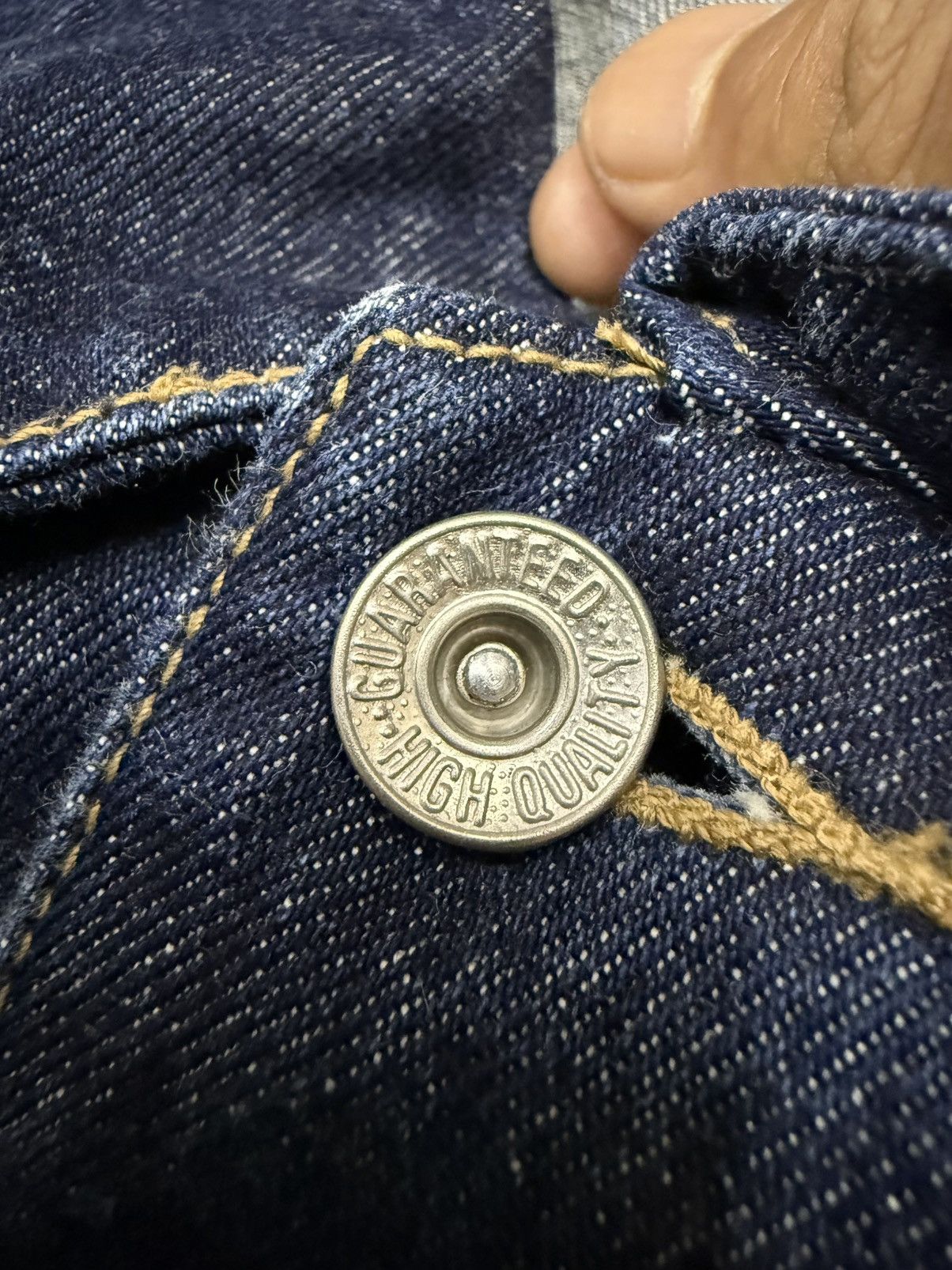 Japanese Brand The Origin Of Quality V.A.L.E. Denim Jacket Size S / US 4 / IT 40 - 9 Thumbnail