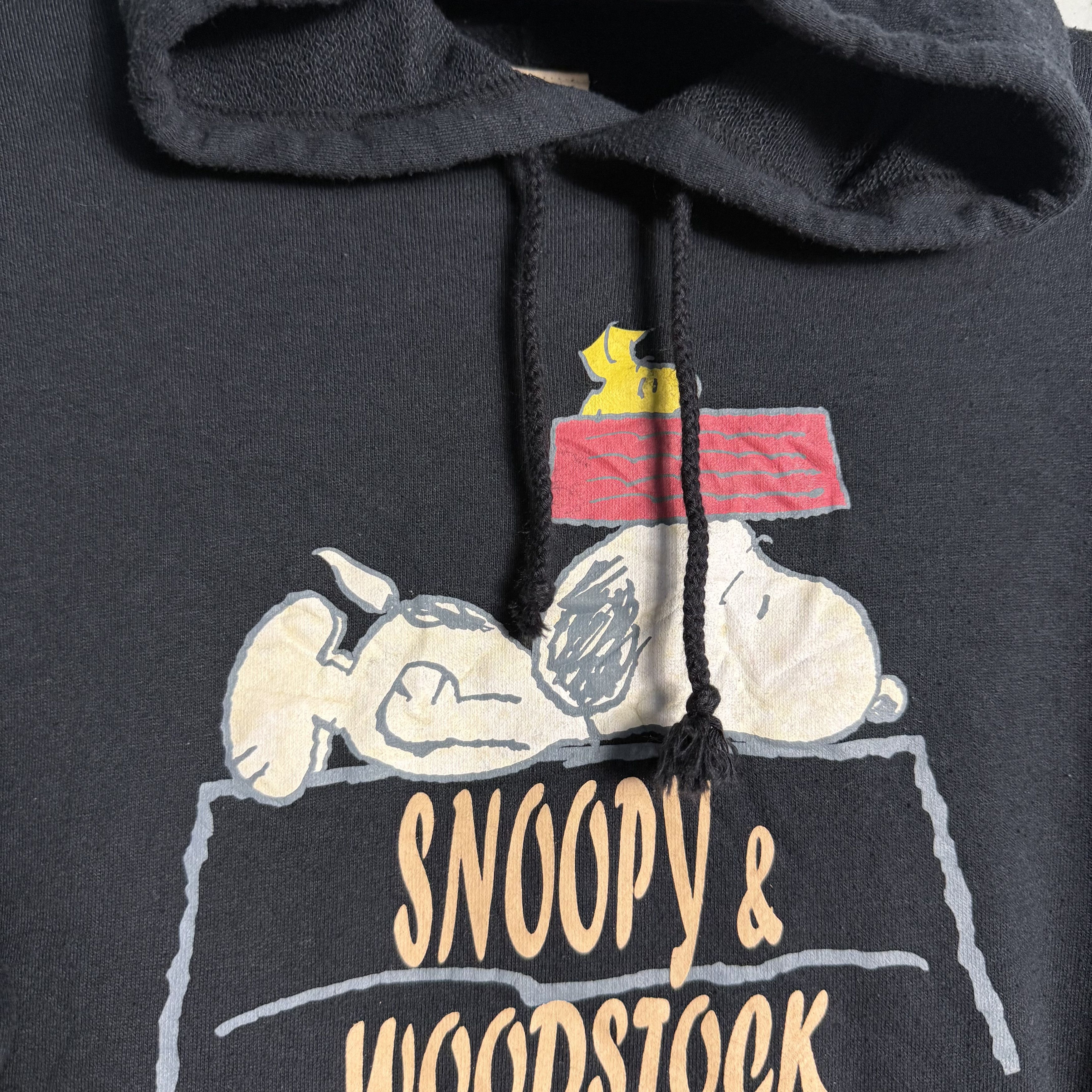 Peanuts 🔥RARE🔥Vintage Peanuts Snoopy & Woodstock Pullover Hoodie Size US M / EU 48-50 / 2 - 3 Thumbnail