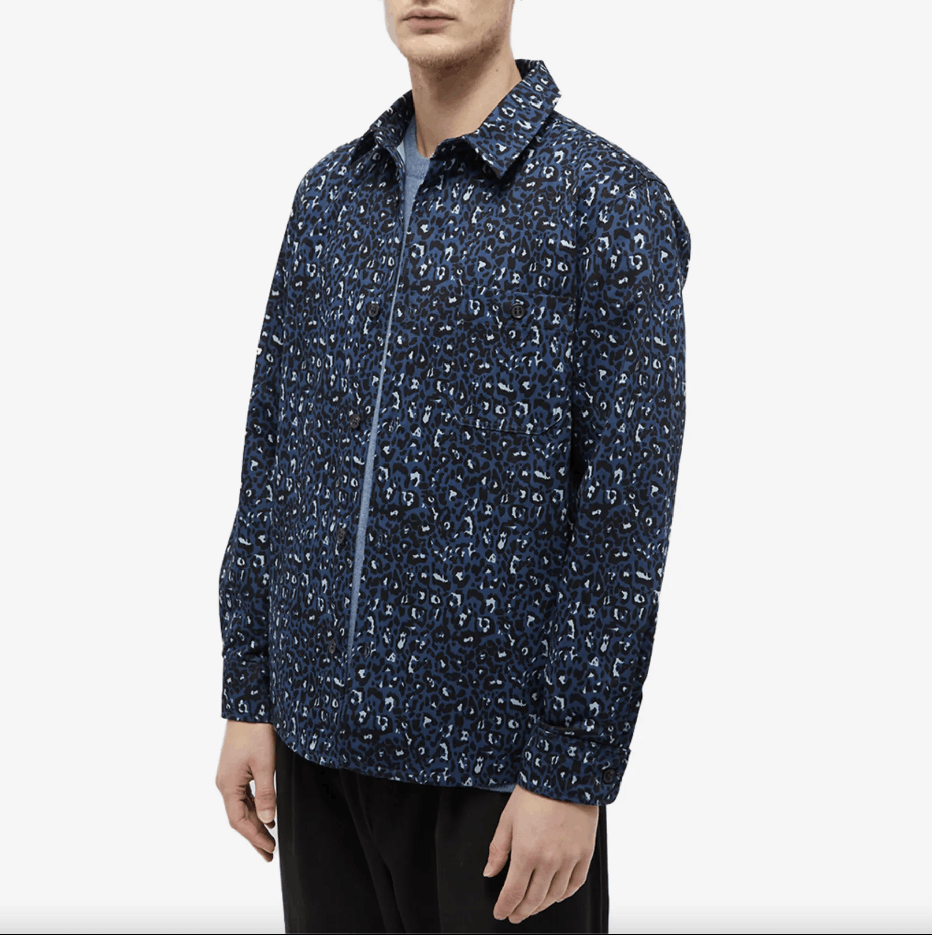 A.P.C. A.P.C. Leopard Print Shirt Jacket / Size M Size US M / EU 48-50 / 2 - 9 Thumbnail