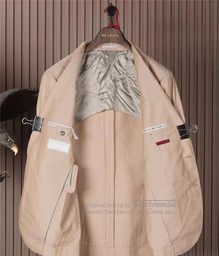 Brunello Cucinelli Brunello Cucinelli Men's Silk-Cotton Suit Jacket. Size US XS / EU 42 / 0 - 3 Thumbnail