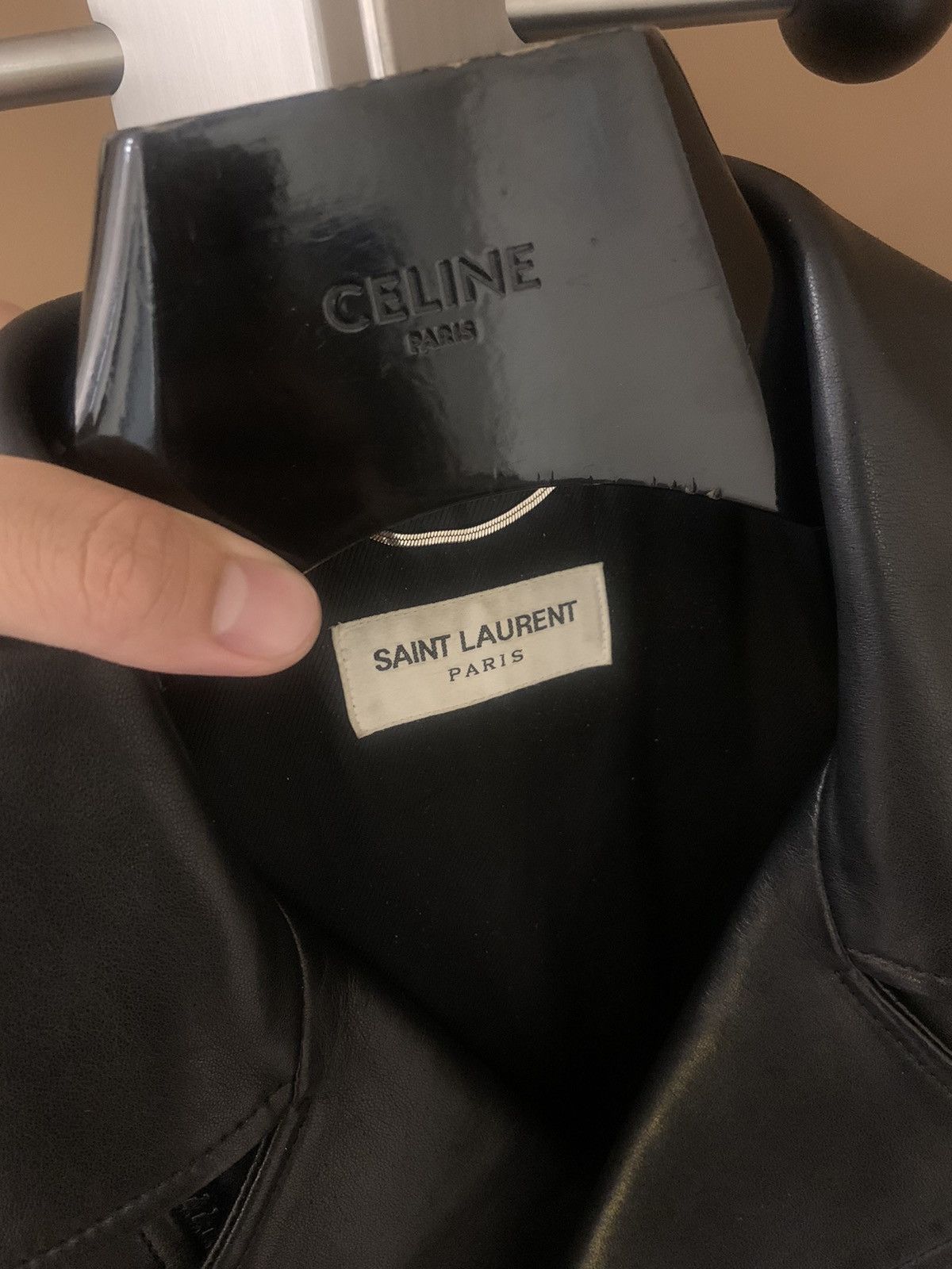 Saint Laurent Paris Saint Laurent 2015FW Black hardware Lambskin L01 Size US M / EU 48-50 / 2 - 5 Thumbnail