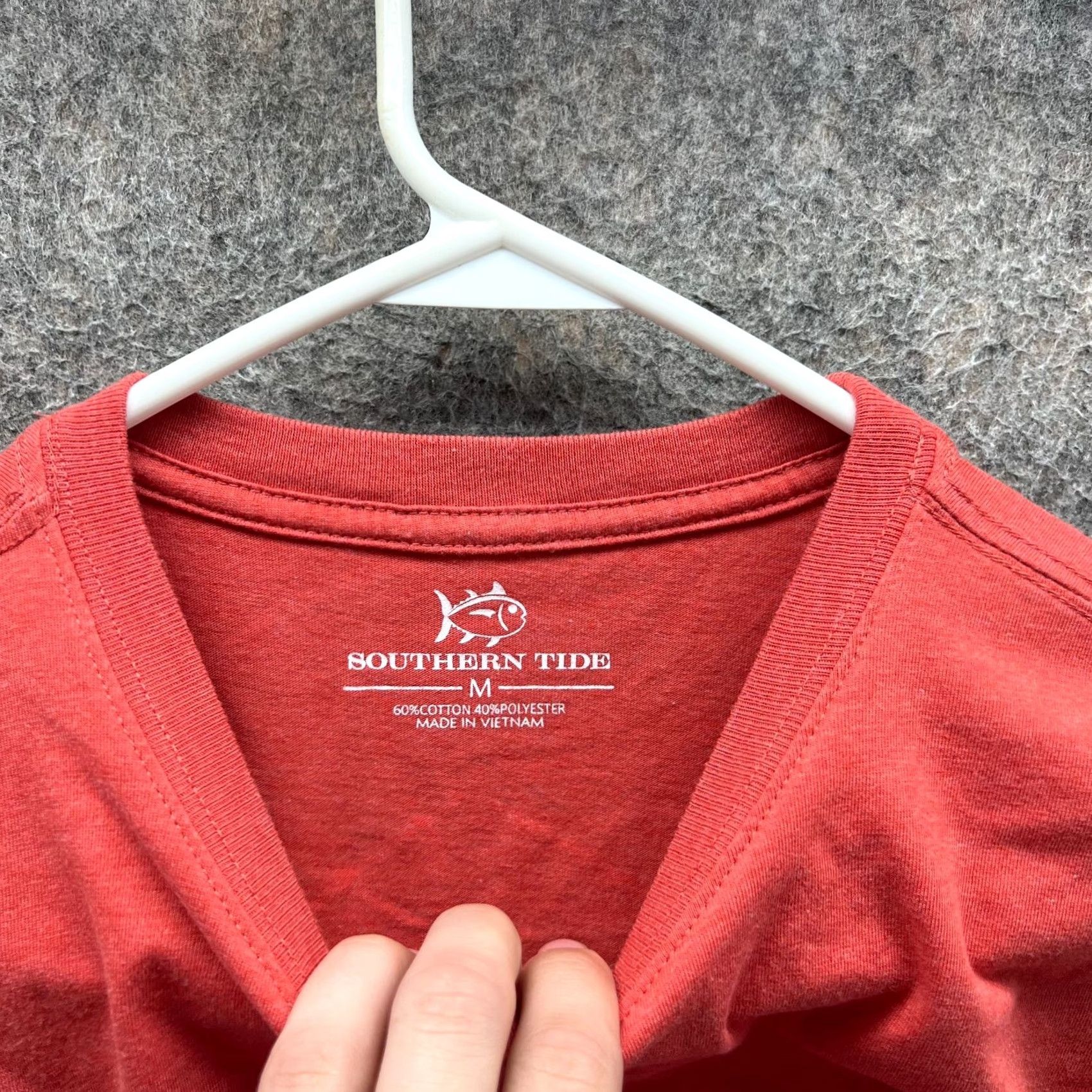 Southern Tide Southern Tide Shirt Men Medium Orange Crewneck Cotton Tee Shirt Casual Fish Logo Short Sleeve T-Shirt Size US M / EU 48-50 / 2 - 6 Thumbnail