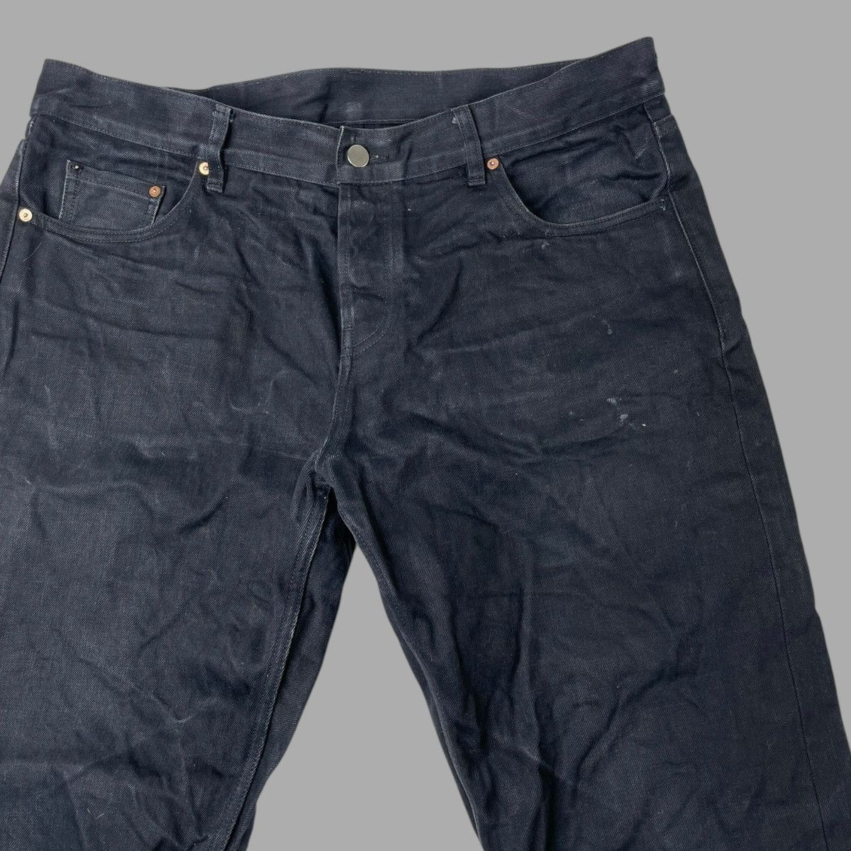 Vintage Selvage black denim jeans Size US 36 / EU 52 - 4 Thumbnail