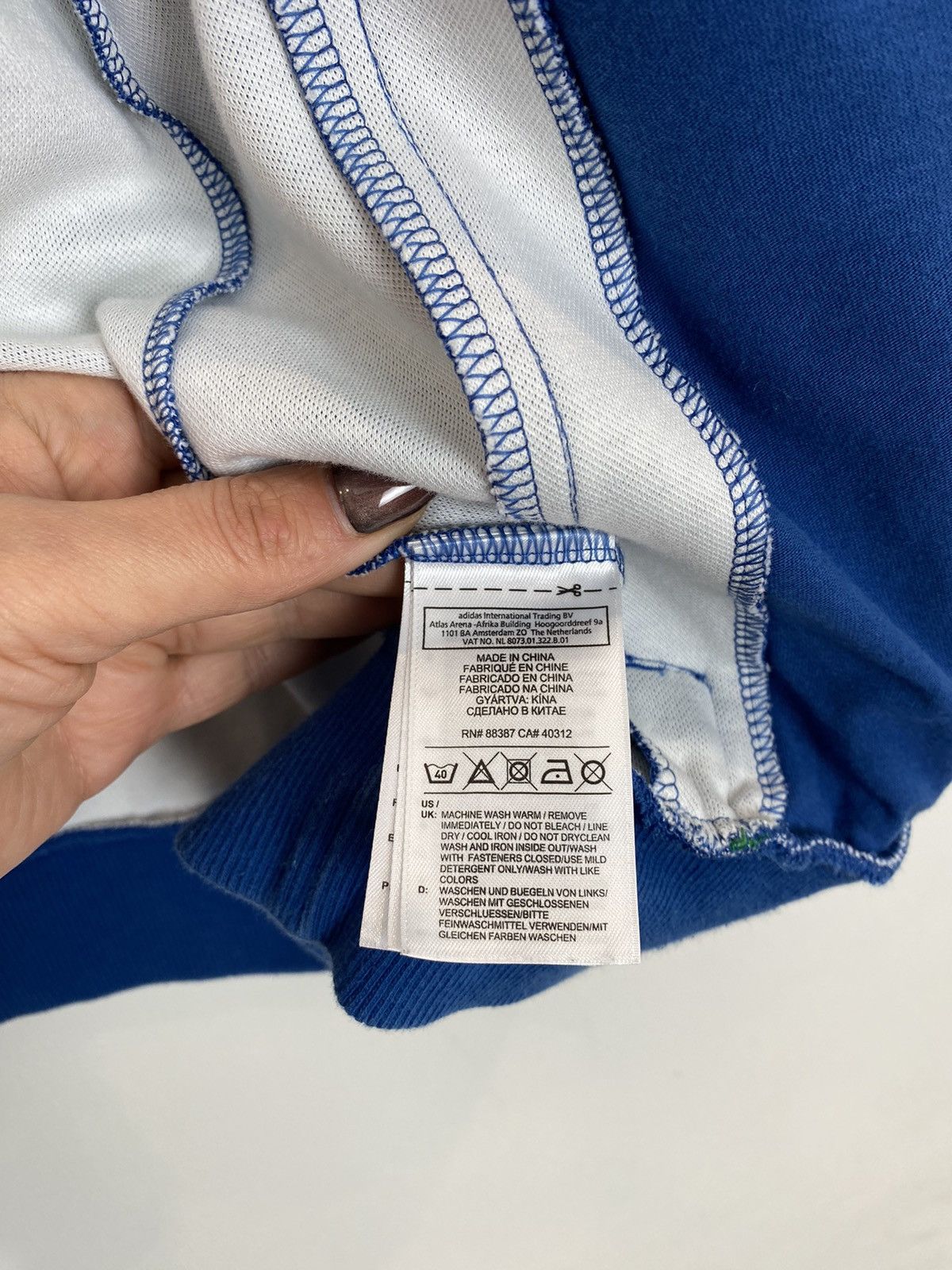 Adidas Adidas Vespa Seefeld Track Jacket Retro Style 00s Blue Top Size US L / EU 52-54 / 3 - 8 Thumbnail