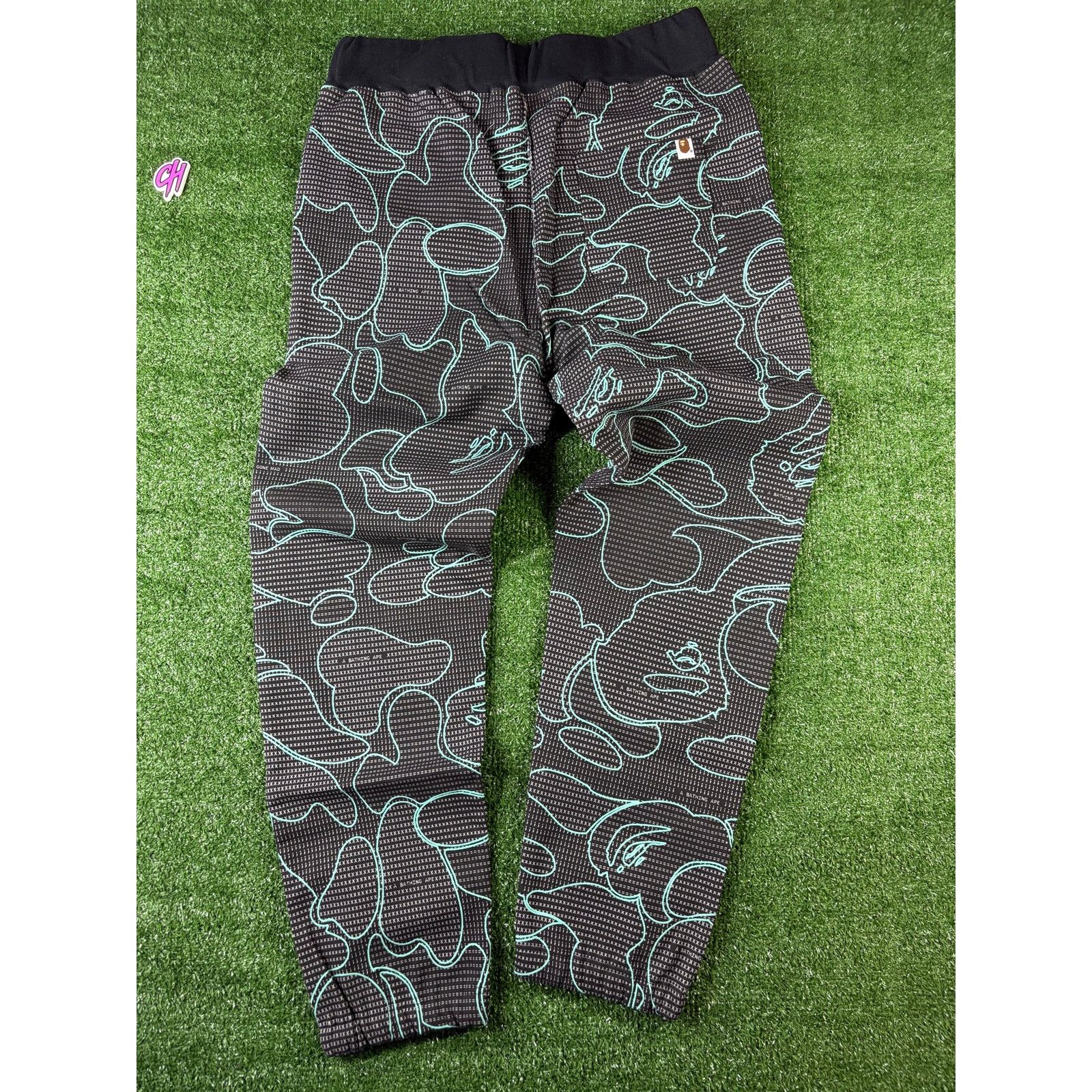 Bape Bape Text Code Camo Black Jogger Sweatpants Size Small Size US 30 / EU 46 - 5 Thumbnail