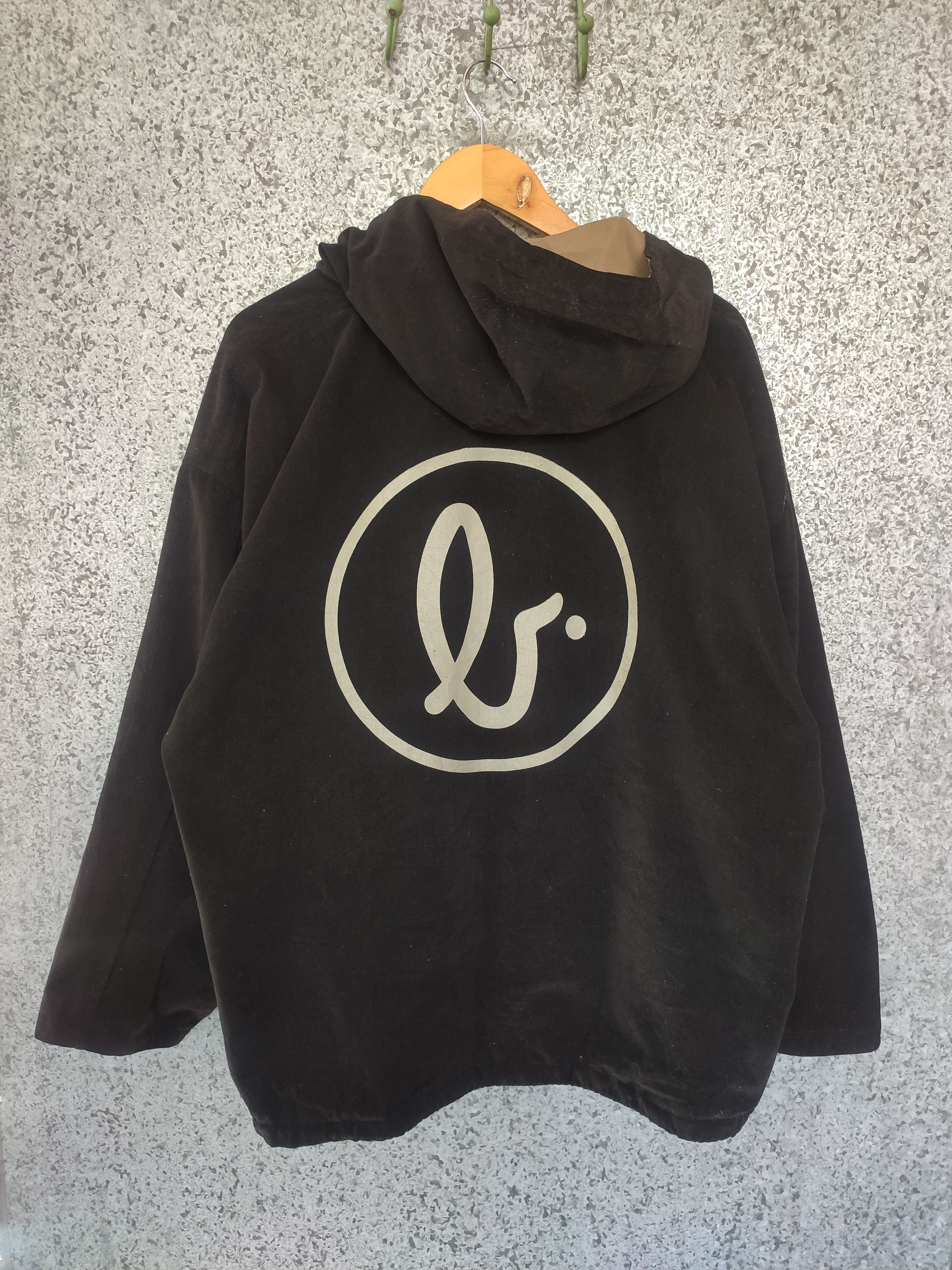 agnes b. 🔥 Vintage Agnes B jacket zipper hoodies big logo oversized Size US L / EU 52-54 / 3 - 1 Thumbnail