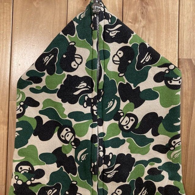Bape BAPE Milo ABC CAMO green full zip hoodie a bathing ape NIGO Size US L / EU 52-54 / 3 - 3 Thumbnail