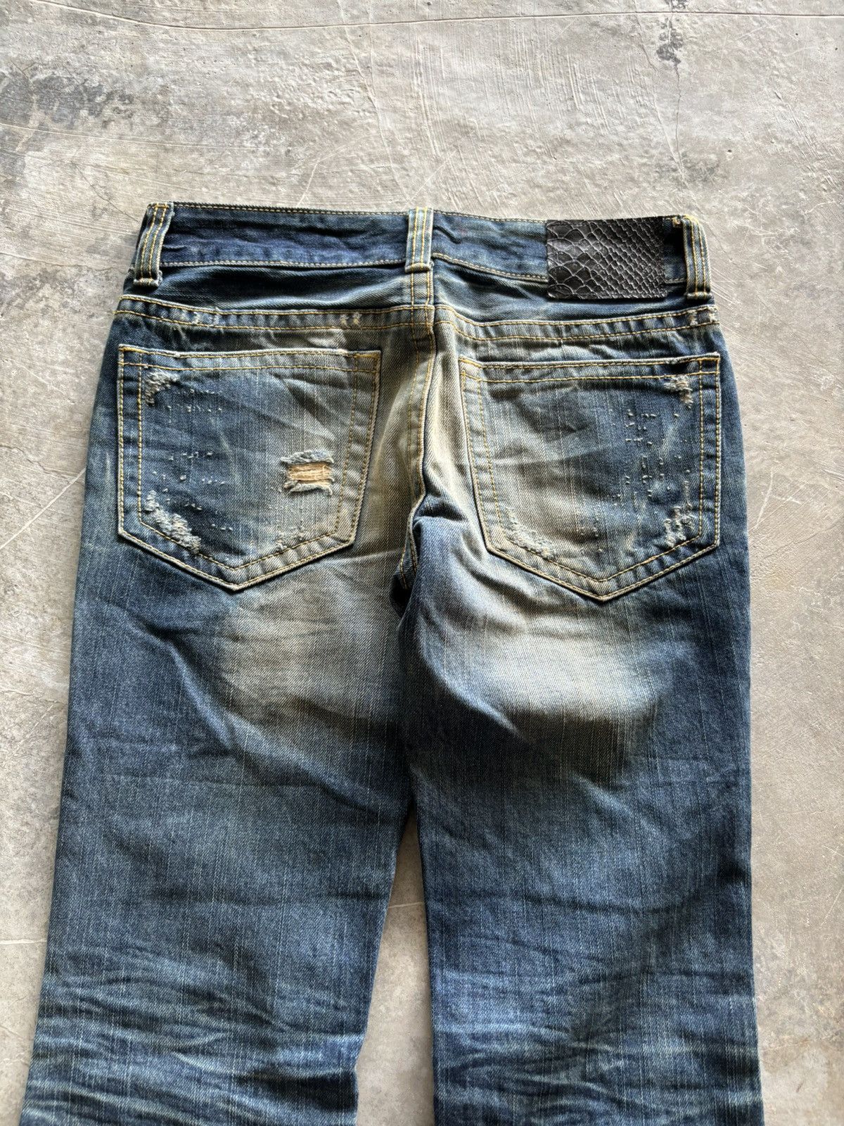 Hysteric Glamour distressed flare rusty gennaro japanese denim Size US 30 / EU 46 - 11 Thumbnail