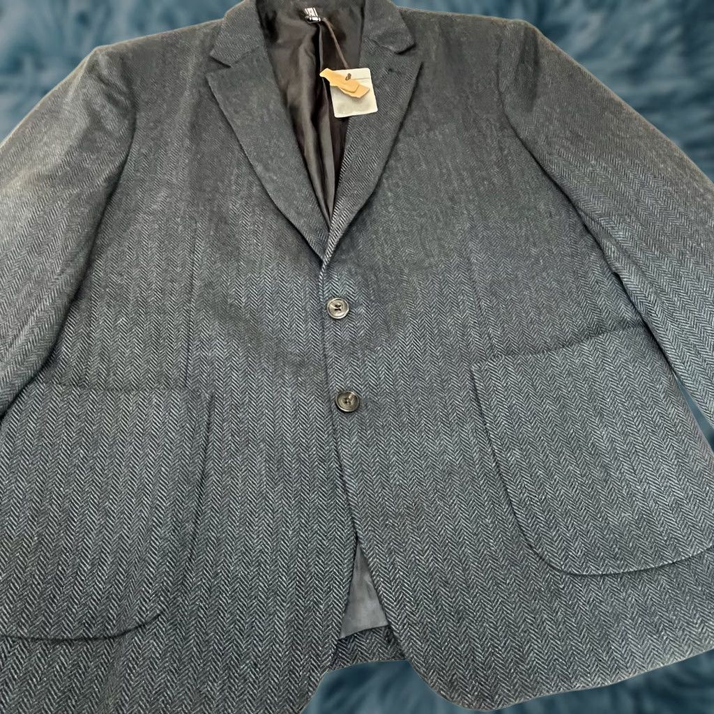 Vintage Paul Jones Blazer Jacket Mens XL Business Casual Sport Coat Navy Blue Size 46R - 1 Thumbnail
