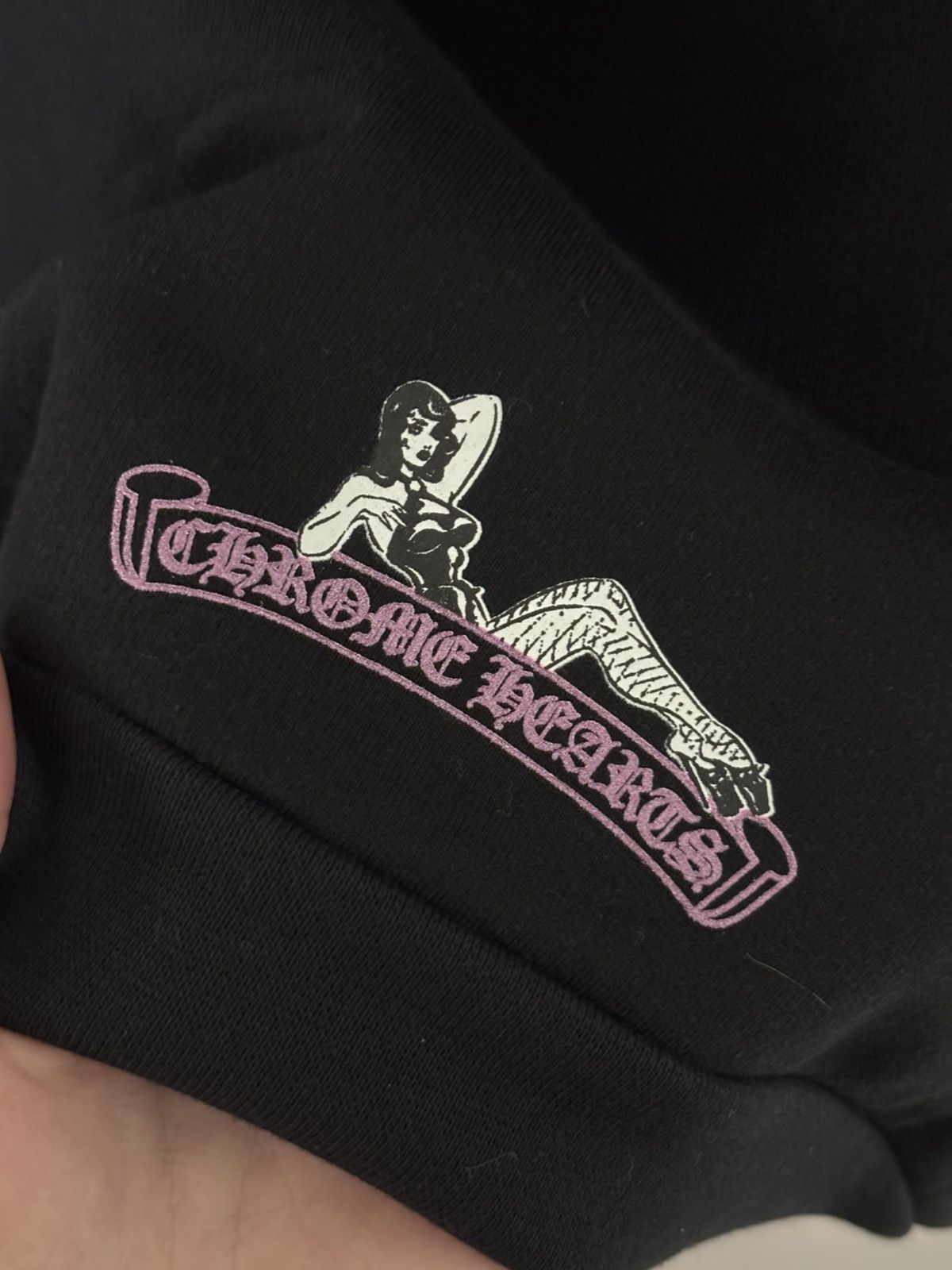 Chrome Hearts Chrome Hearts Deadly Doll Glitter Hoodie Size US XL / EU 56 / 4 - 4 Thumbnail