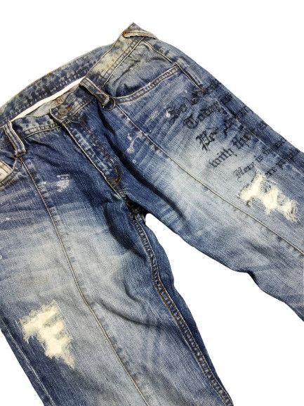 HIDEAWAYS × If Six Was Nine Flare Hideaways Nicole Poem Design Jeans Size US 32 / EU 48 - 3 Thumbnail