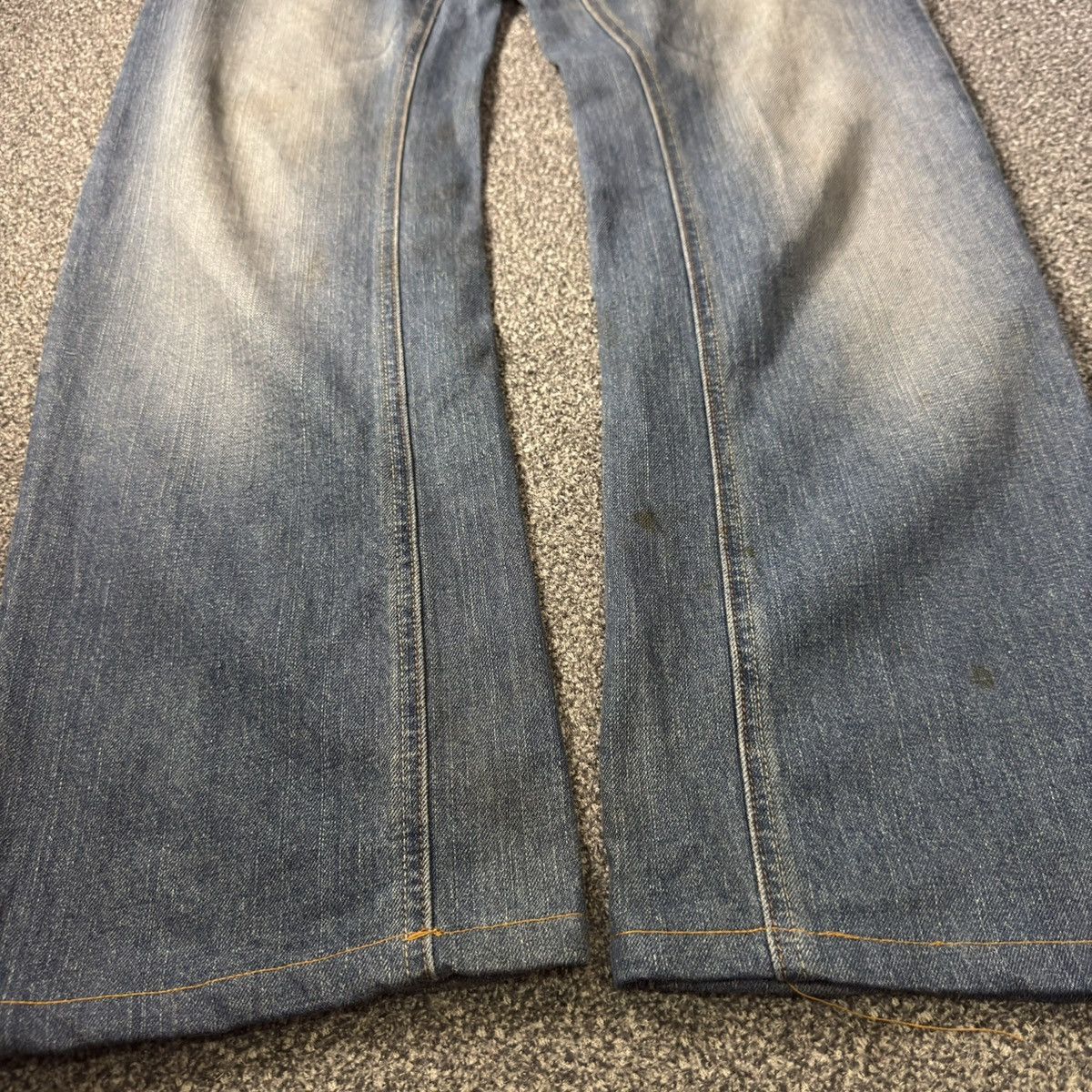 Seditionaries 🔥🔥 Y2K Baggy Flared Tweet Browny United Work Jeans Size US 33 - 6 Thumbnail