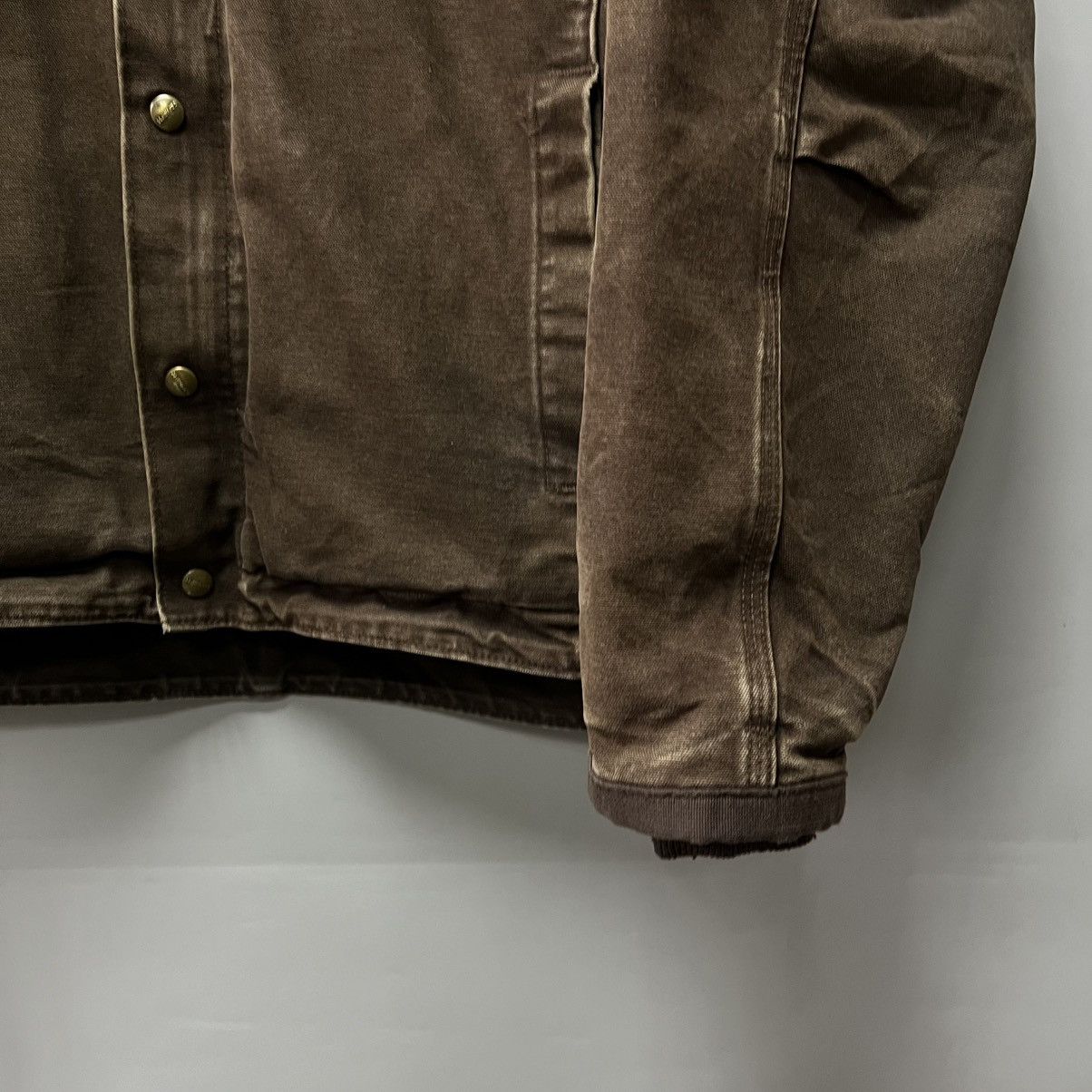 Carhartt Carhartt Sandstone Barlett Jacket Vintage Sherpa Brown faded Size US XL / EU 56 / 4 - 10 Thumbnail
