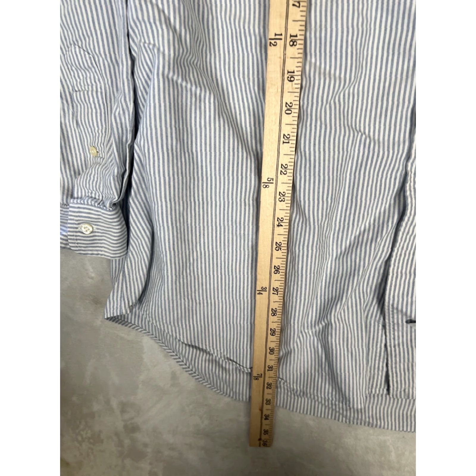 Ralph Lauren Ralph Lauren Oxford Shirt Mens XL Blue Striped Button-Down Long Sleeve Size US XL / EU 56 / 4 - 6 Thumbnail