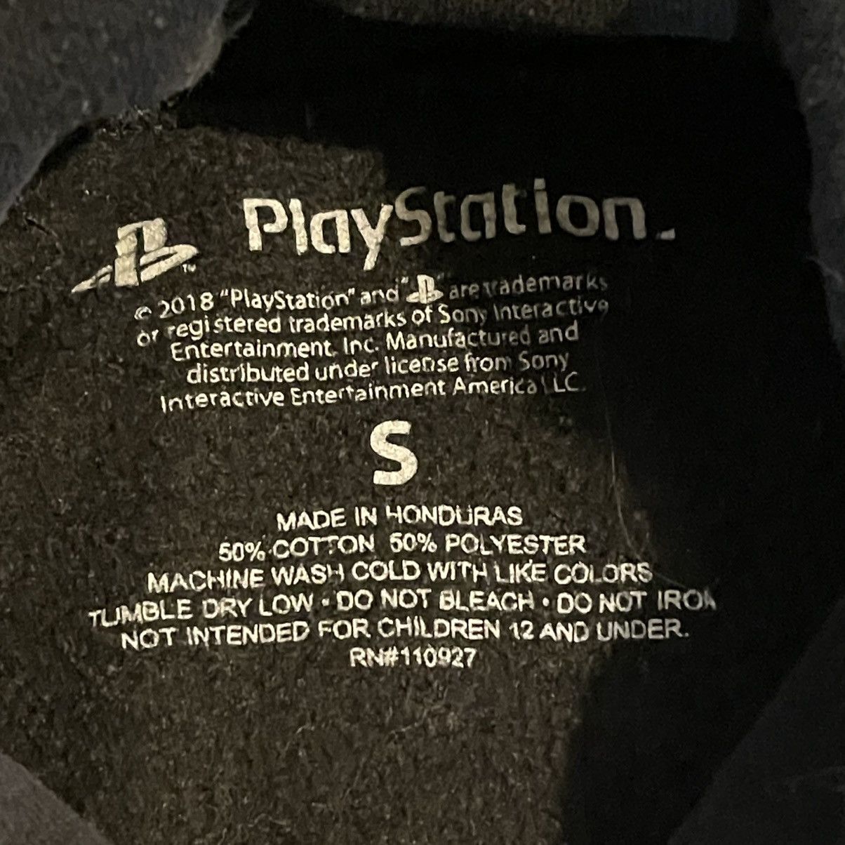 Playstation PlayStation Japan 1994 Logo Hoodie Black Small Katakana Size US S / EU 44-46 / 1 - 3 Thumbnail