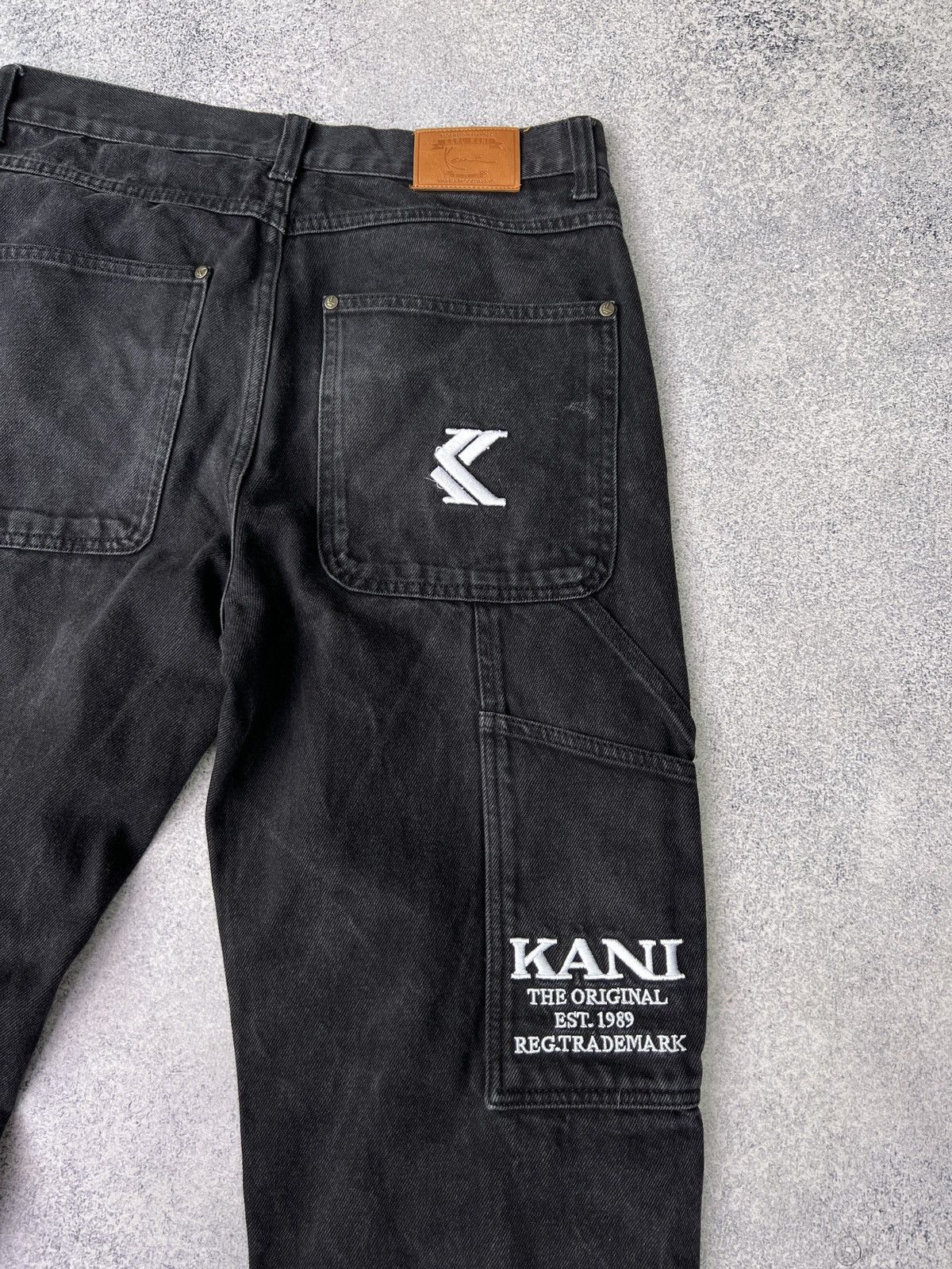 Karl Kani × Vintage Vintage Karl Kani rap black pants Size US 32 / EU 48 - 9 Thumbnail