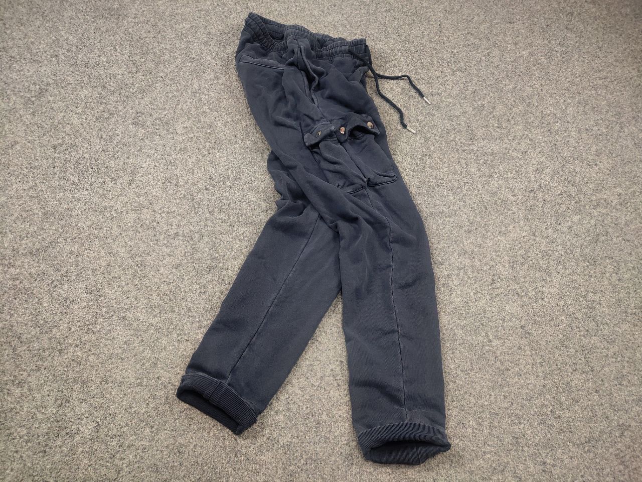Diesel Diesel P Tarpock Blue Garment Dyed Sweat Cargo Jogger Pants Size US 32 / EU 48 - 6 Thumbnail