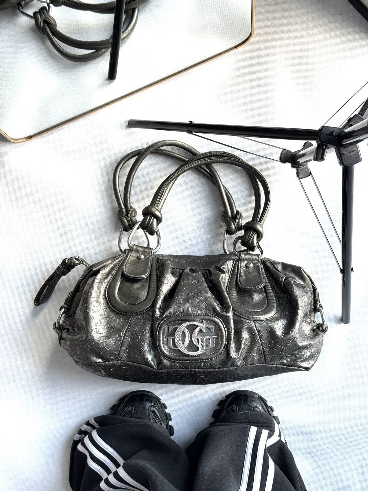 Guess Vintage Guess Monogram logo bag 00s Y2k Handbag Size ONE SIZE - 23 Thumbnail