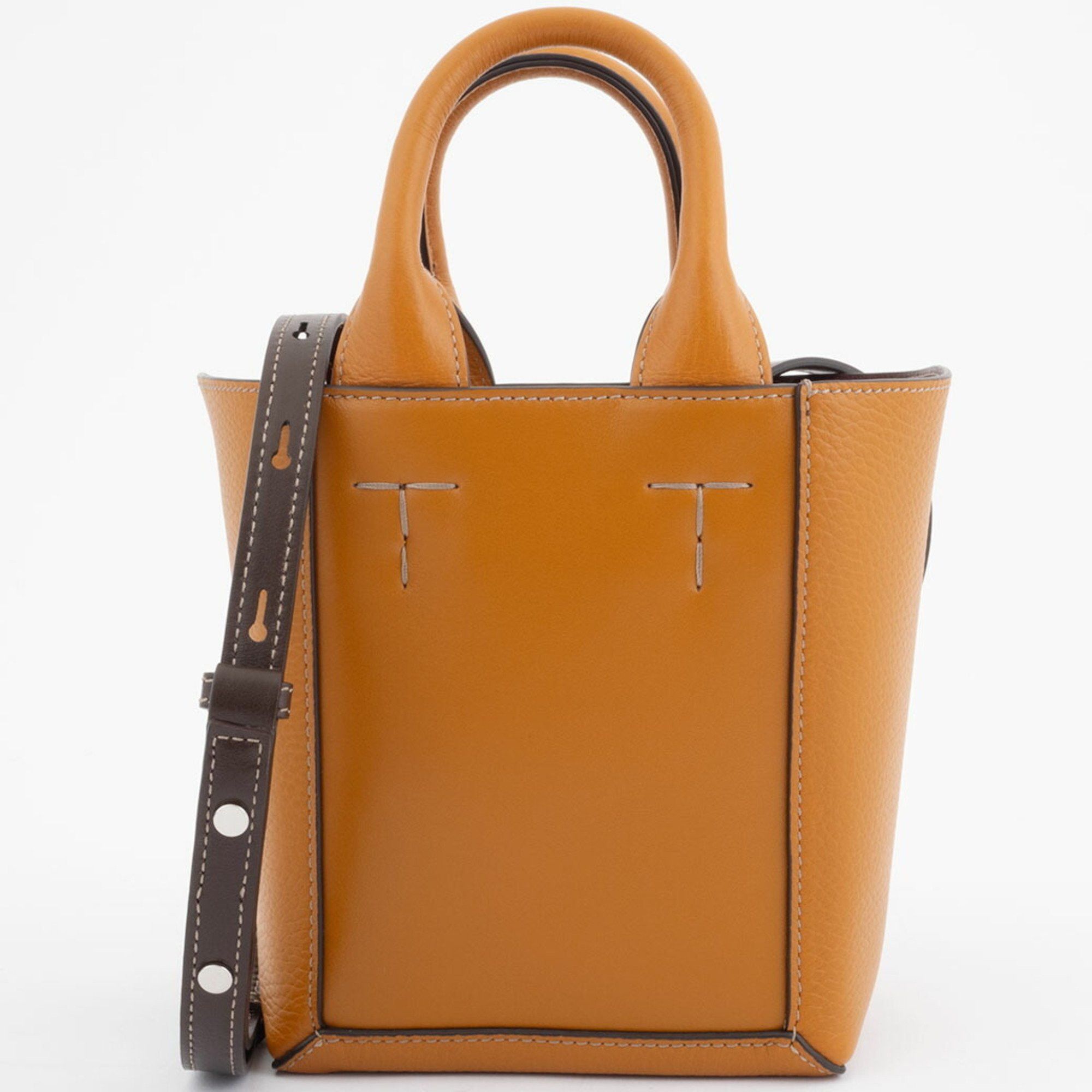 TOD`S｜ (Double Up Shopper Bag Mini(XBWCLNA01T0N2B 9O80) Woman MULTICOLOUR Tod's Double Up Shopping Bag in Leather