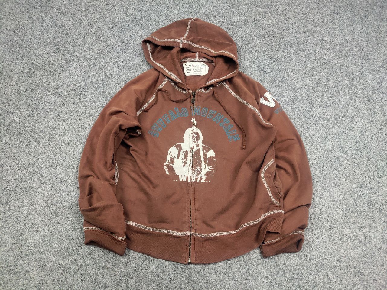 Hysteric Glamour Vintage Japan Hysteric Glamour Style Y2K Croped Zip Hoodie Size M / US 6-8 / IT 42-44 - 2 Thumbnail