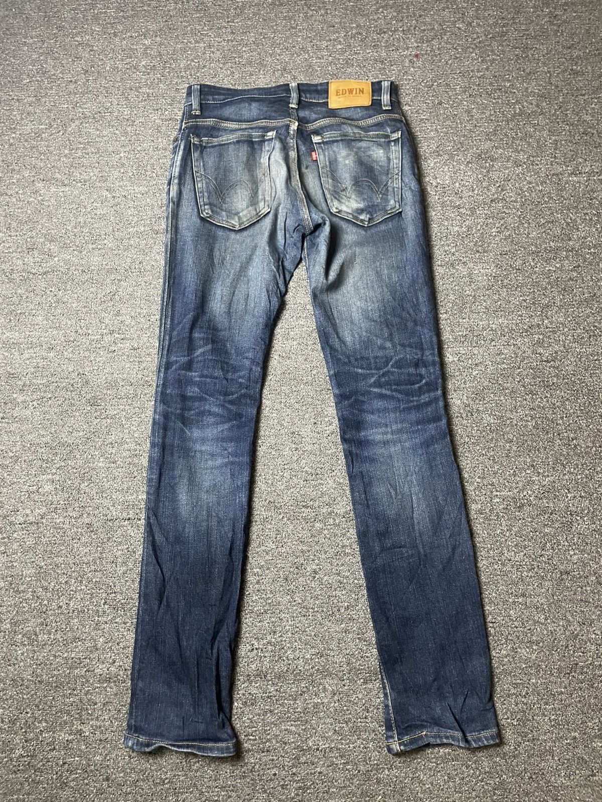 Edwin × Vintage EDWIN Distressed Denim Ripped Jeans (111) Size US 27 - 9 Thumbnail