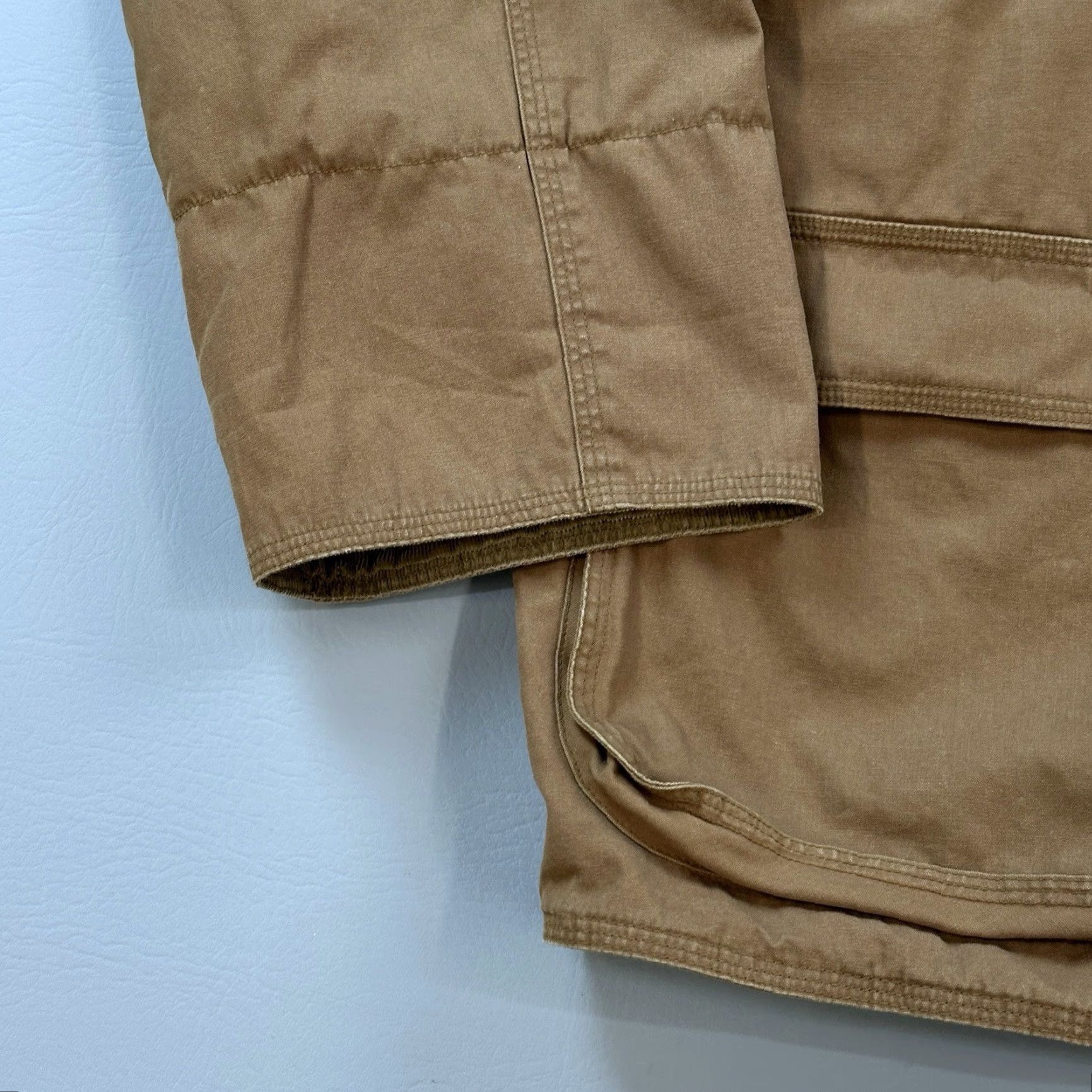 J.Crew VINTAGE J.CREW OARSMAN CHORE JACKET Mens L Flannel Lined Utility Barn 90s Size US L / EU 52-54 / 3 - 3 Thumbnail