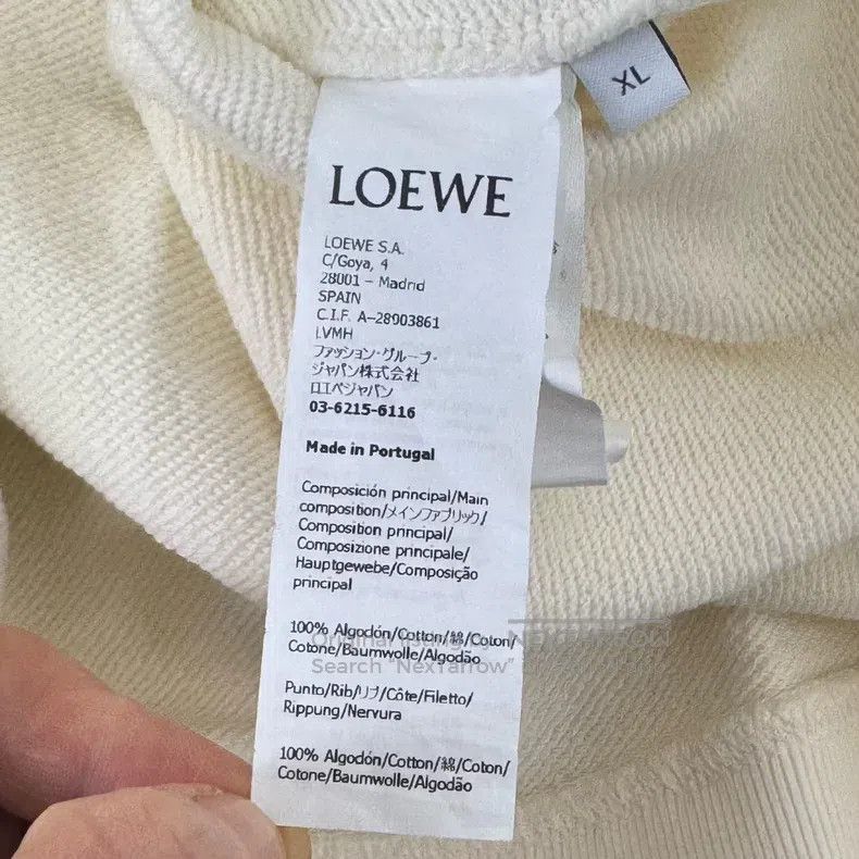 Loewe Loewe Front Leather Patch Logo Hoodie Size XL / US 12-14 / IT 48-50 - 5 Thumbnail