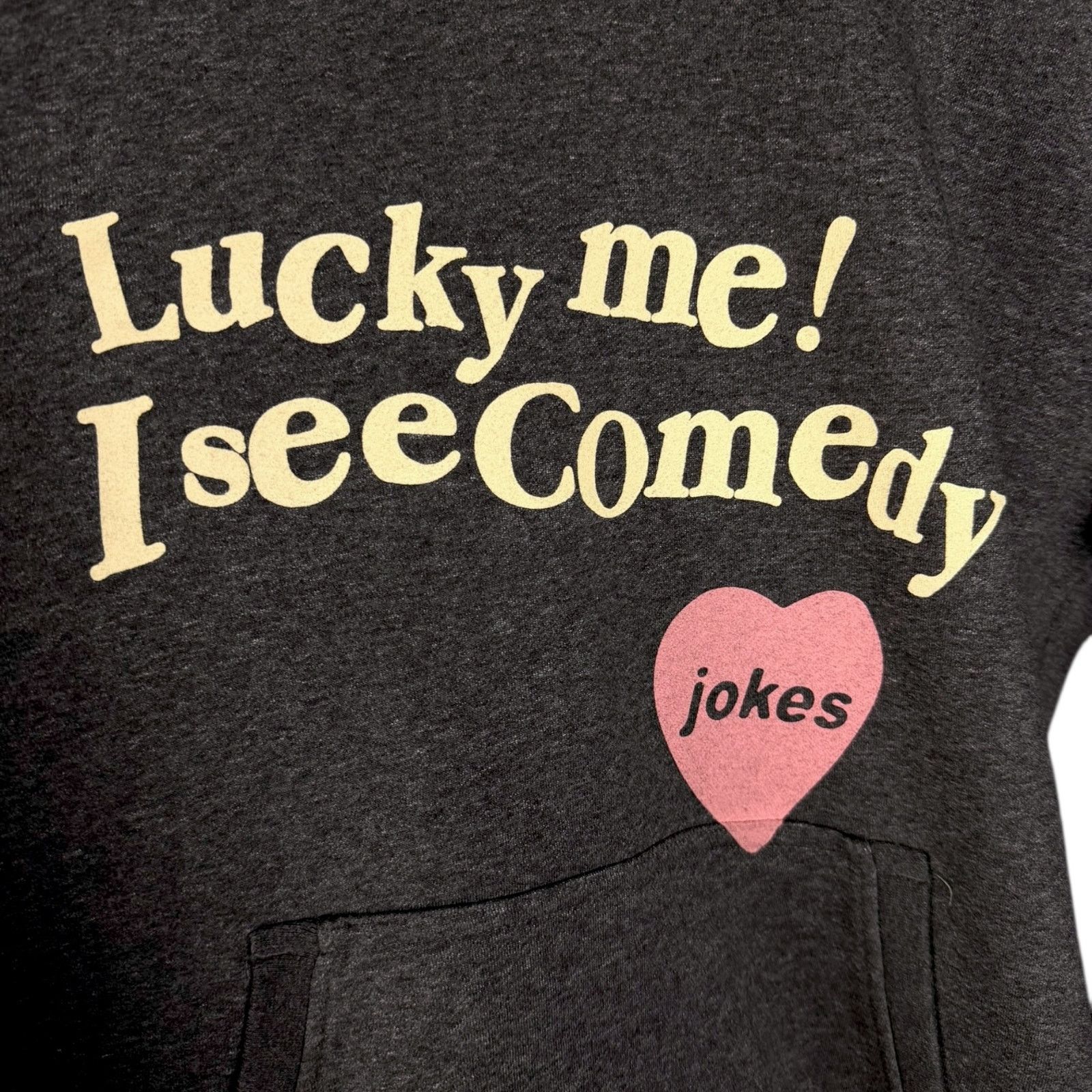 Gildan Fashun by Andrew Schulz Men's Large I See Comedy Hoodie Size US L / EU 52-54 / 3 - 3 Thumbnail