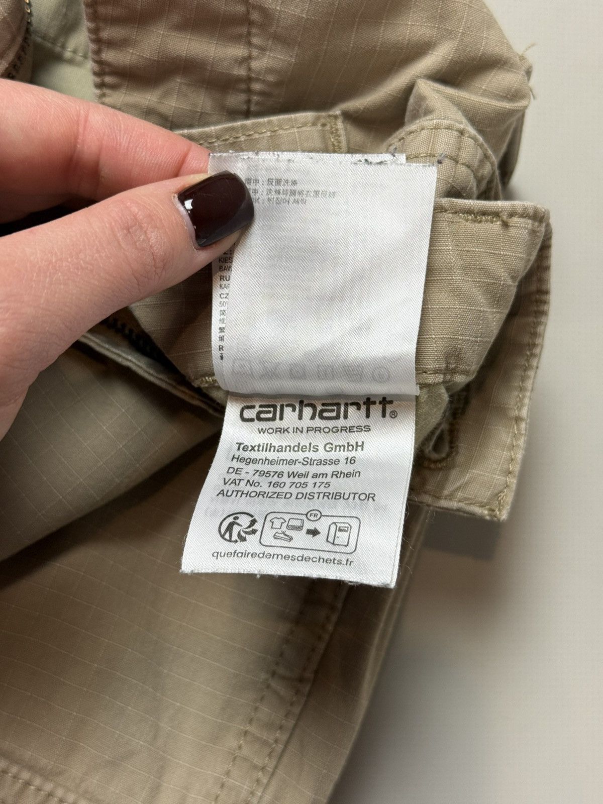 Carhartt Carhartt WIP Men’s Regular Distressed Cargo Pants Trousers Size US 34 / EU 50 - 25 Thumbnail