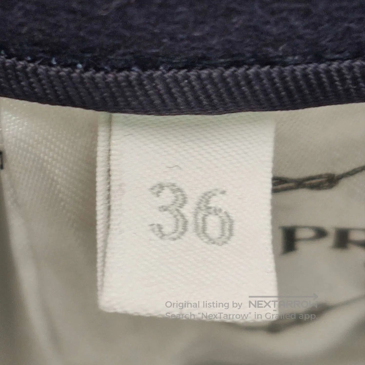 Prada Prada Wool Blend Logo Skirt Size 36 . Size 35" - 7 Thumbnail