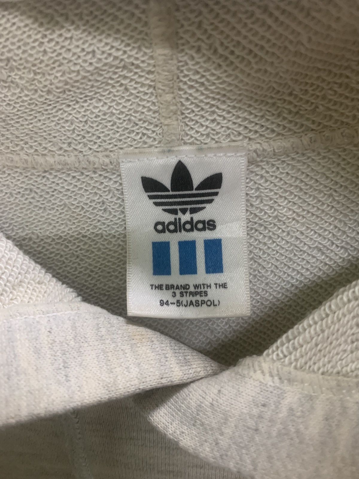 Adidas × Vintage Vintage Adidas Hoodie Sweatshirt big logo Size US XL / EU 56 / 4 - 6 Thumbnail