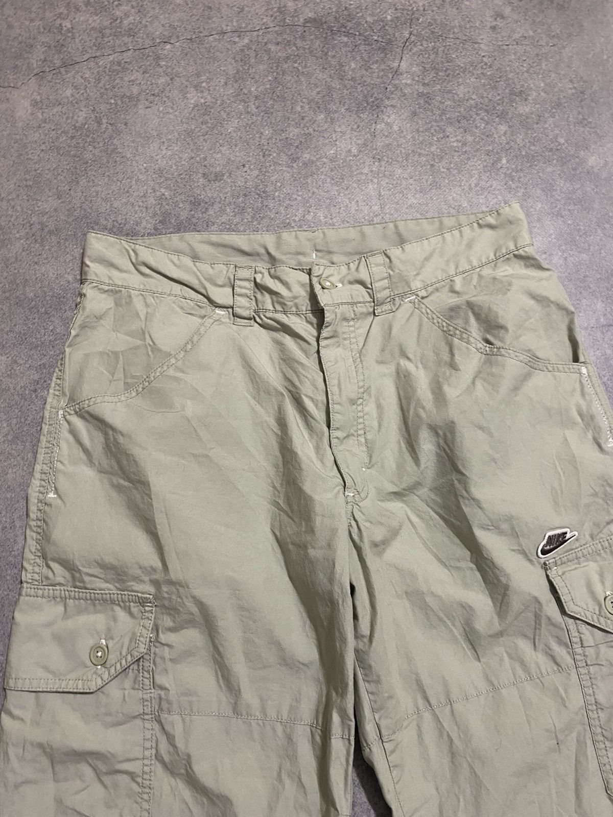 Nike × Vintage Vintage Nike Cargo Shorts Lightweight Size US 30 / EU 46 - 4 Thumbnail