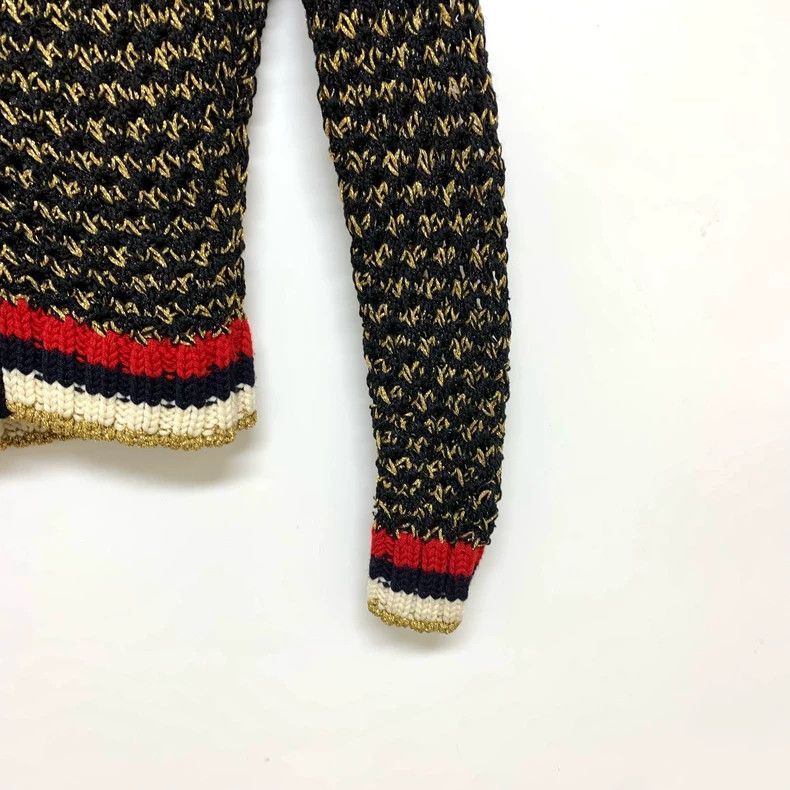 Gucci Gucci Vintage hollow woven heavyweight handmade floral jack Size XXS / US 00 / IT 34 - 8 Thumbnail
