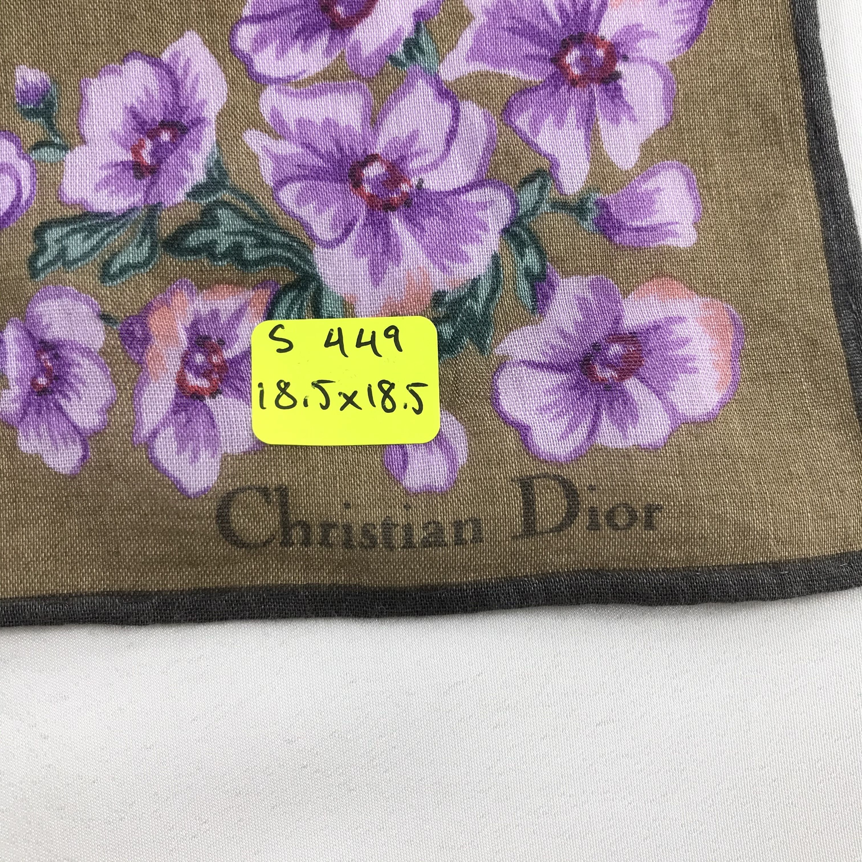 Christian Dior Monsieur × Vintage Christian Dior Bandana / Handkerchief / Neckerchief - S449 Size ONE SIZE - 5 Thumbnail