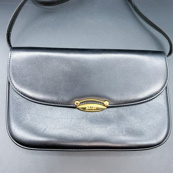Bally Vintage Bally Black Leather Crossbody Shoulder Bag Size ONE SIZE - 3 Thumbnail